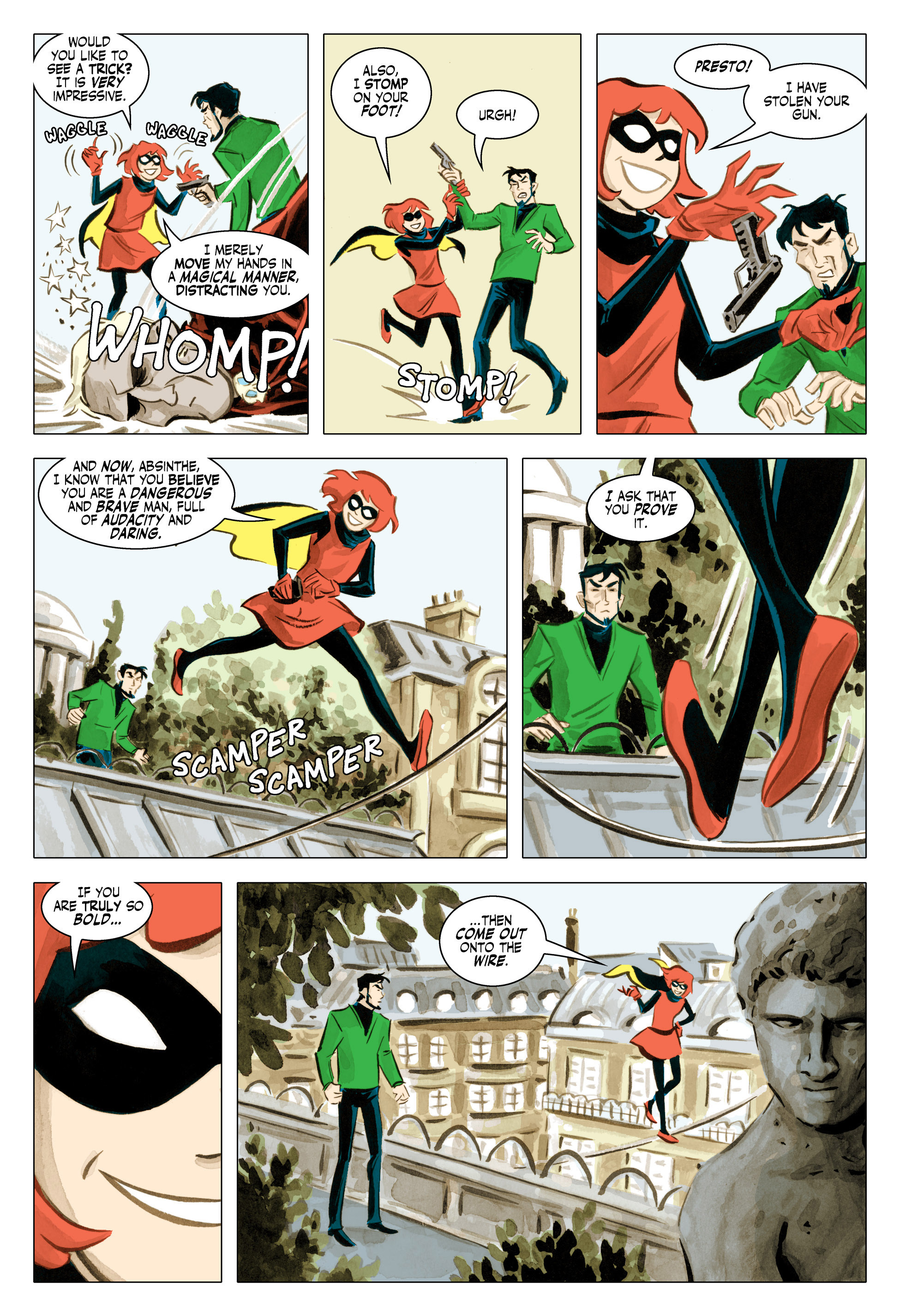 Read online Bandette (2012) comic -  Issue #9 - 12