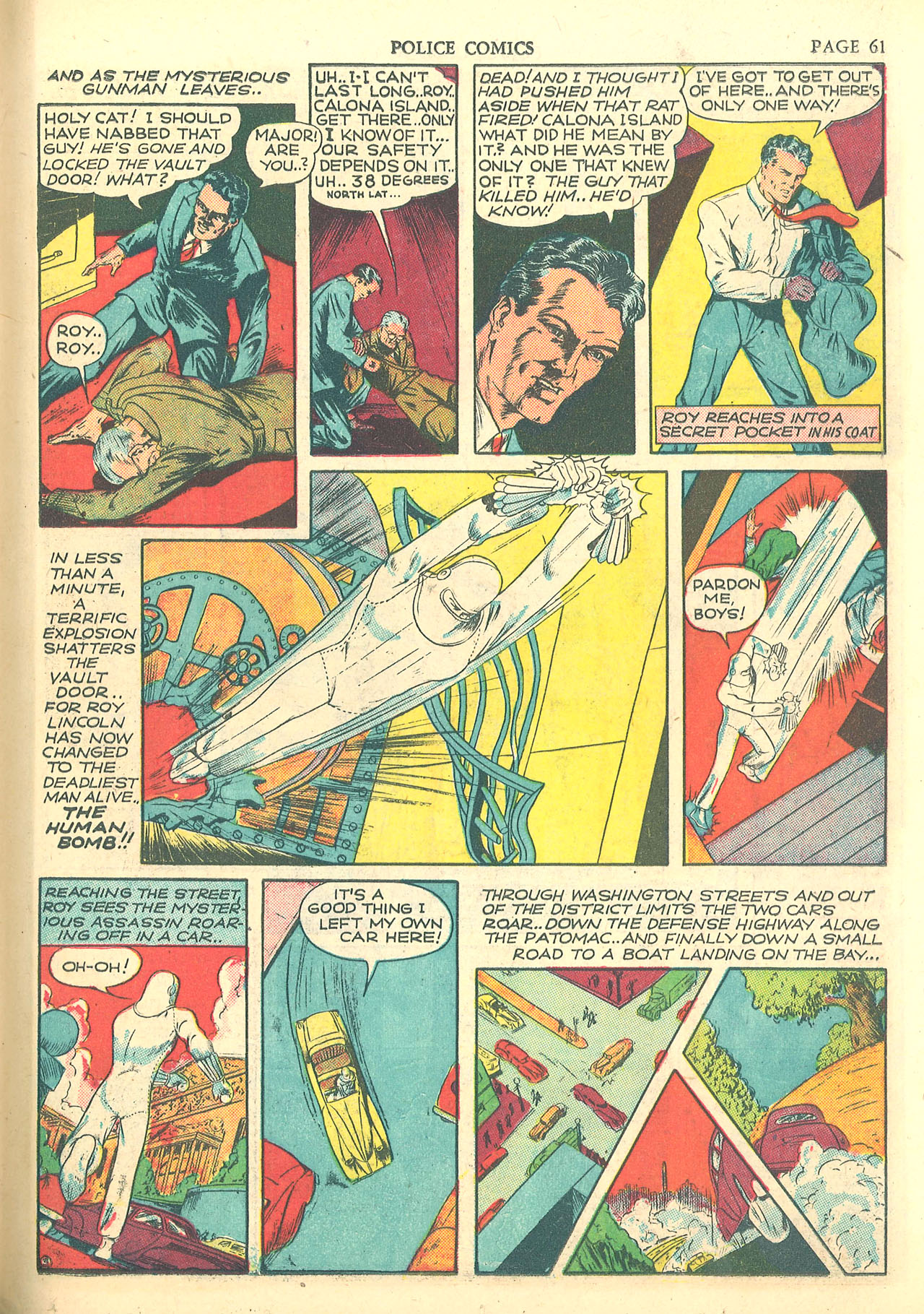 Read online Police Comics comic -  Issue #2 - 64