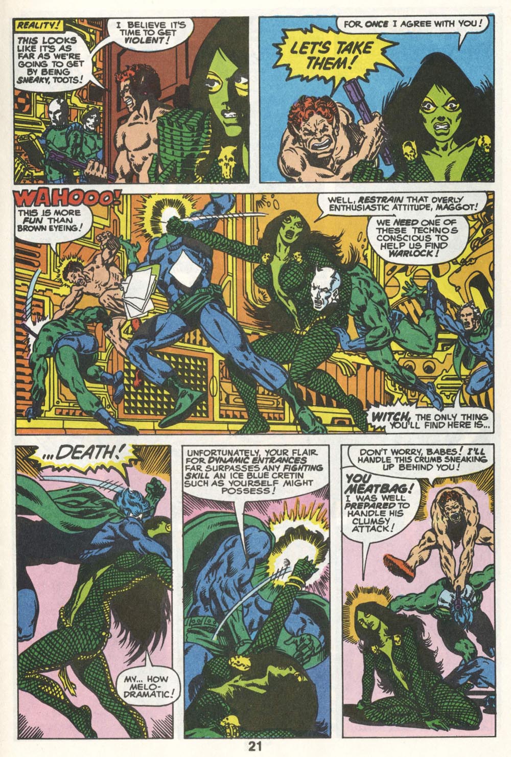 Read online Warlock (1982) comic -  Issue #2 - 22