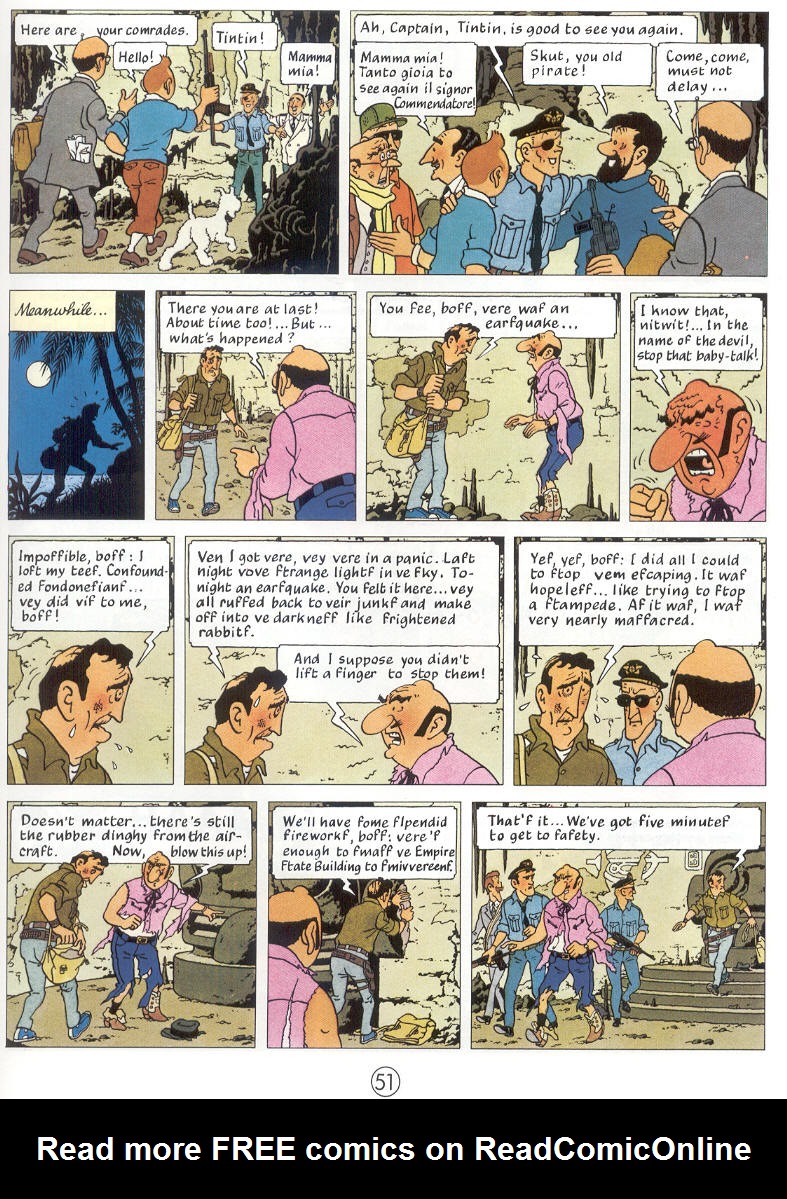 Read online The Adventures of Tintin comic -  Issue #22 - 52