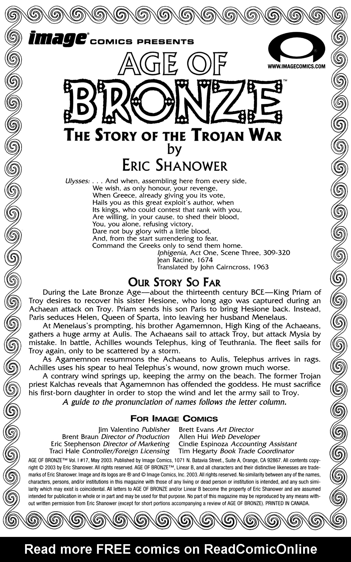 Read online Age of Bronze comic -  Issue #17 - 2