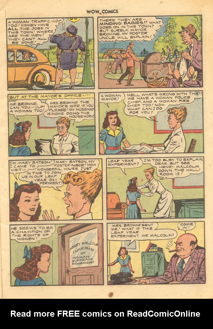 Read online Wow Comics comic -  Issue #27 - 5