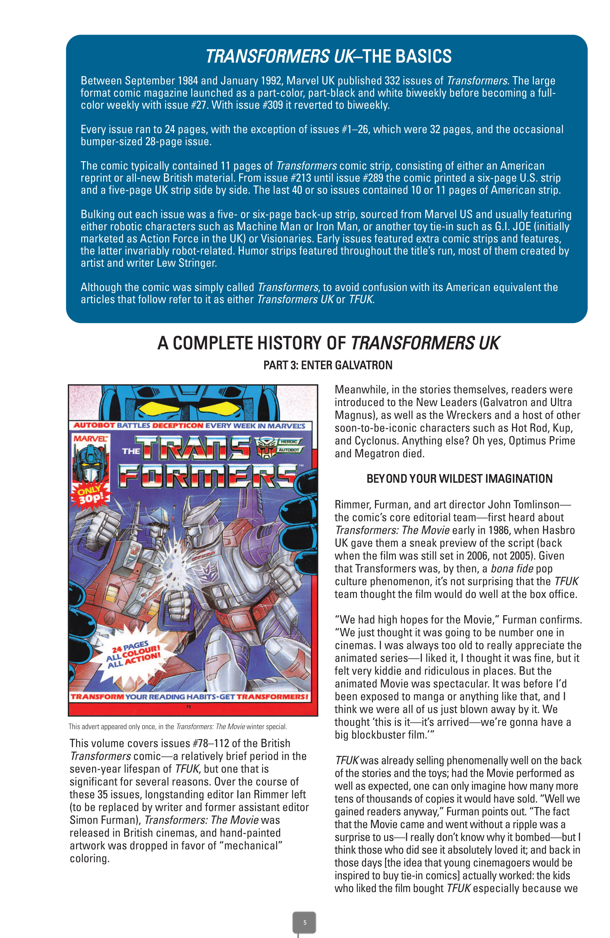 Read online The Transformers Classics UK comic -  Issue # TPB 3 - 6