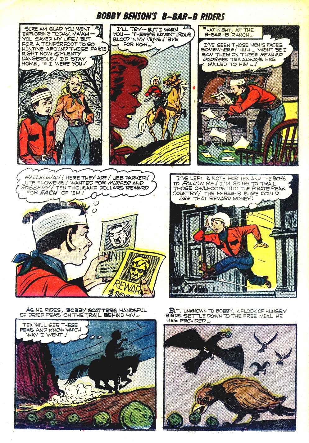 Read online Bobby Benson's B-Bar-B Riders comic -  Issue #14 - 6