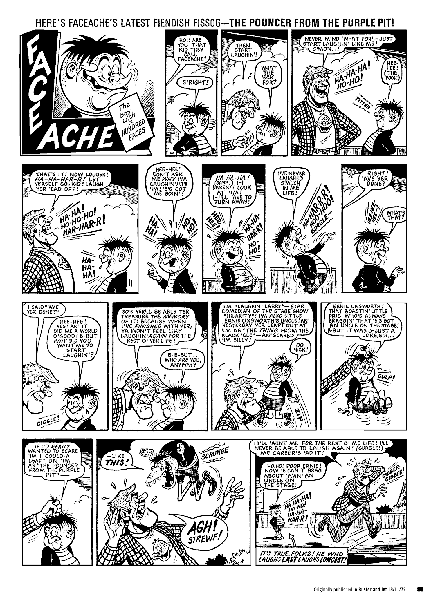 Read online Faceache: The First Hundred Scrunges comic -  Issue # TPB 1 - 93