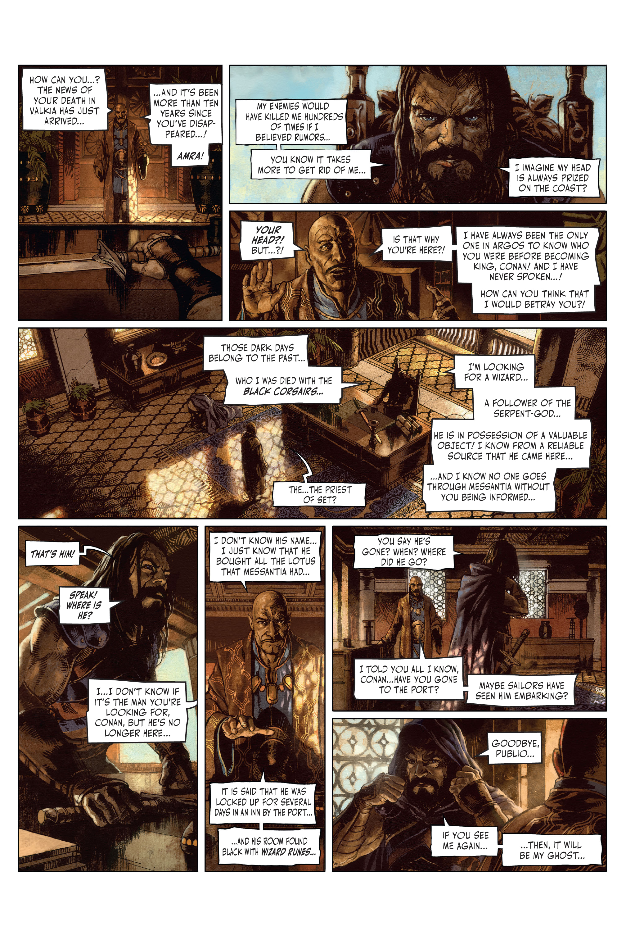 Read online The Cimmerian: Hour of the Dragon comic -  Issue #3 - 11