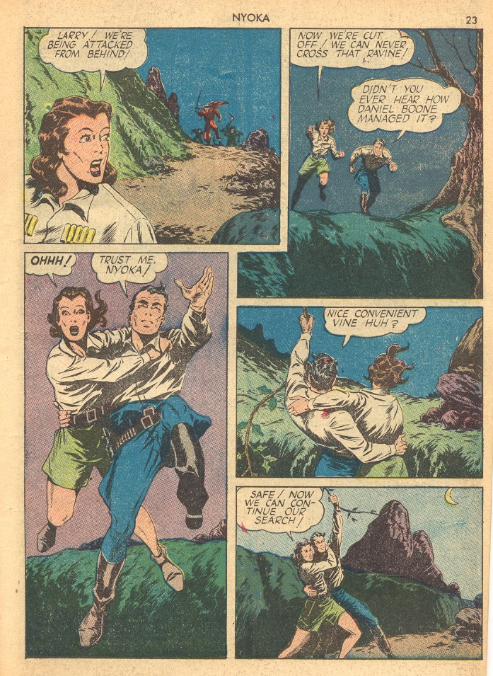 Read online Jungle Girl (1942) comic -  Issue #1 - 23