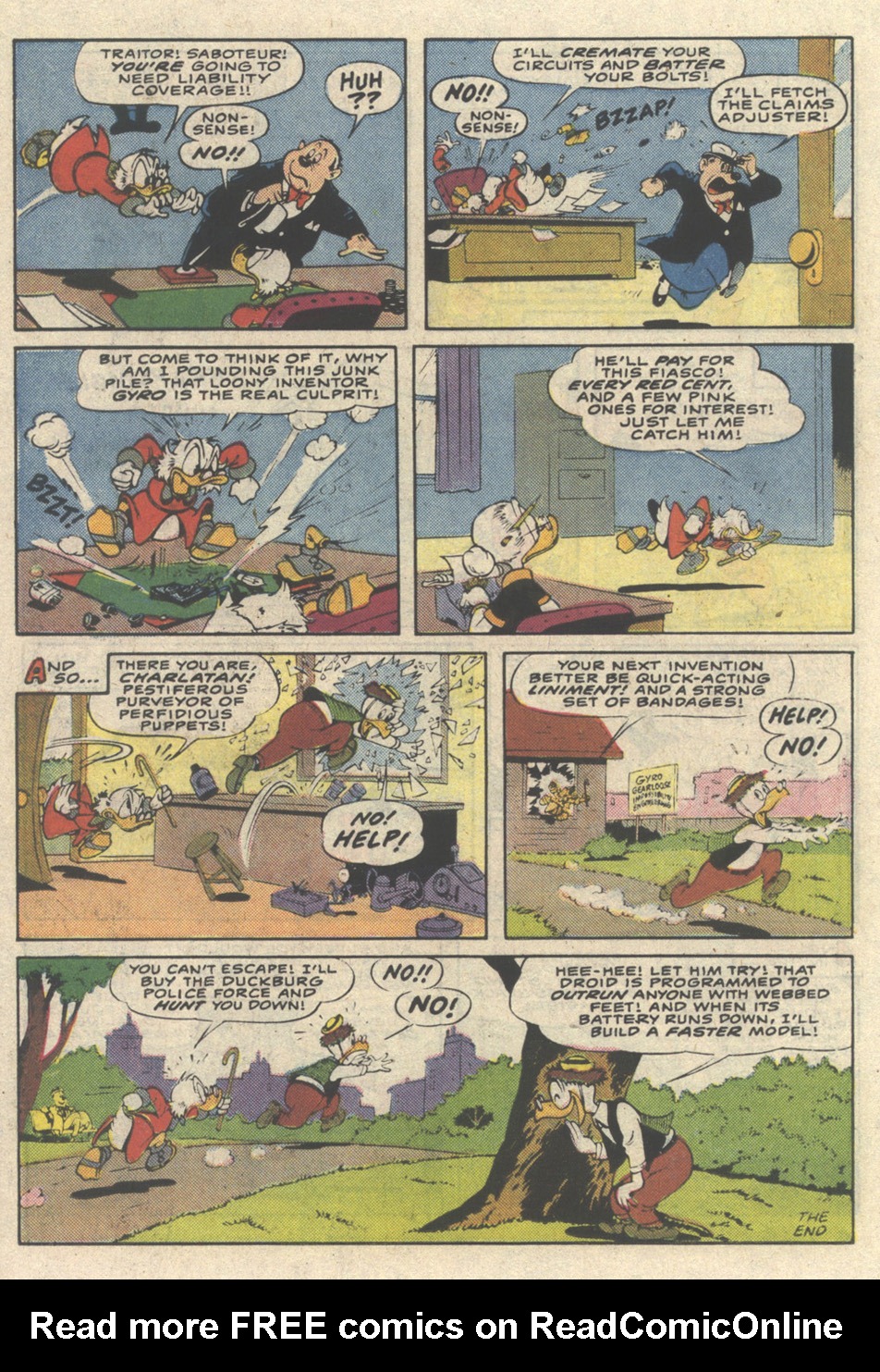 Read online Uncle Scrooge (1953) comic -  Issue #216 - 22