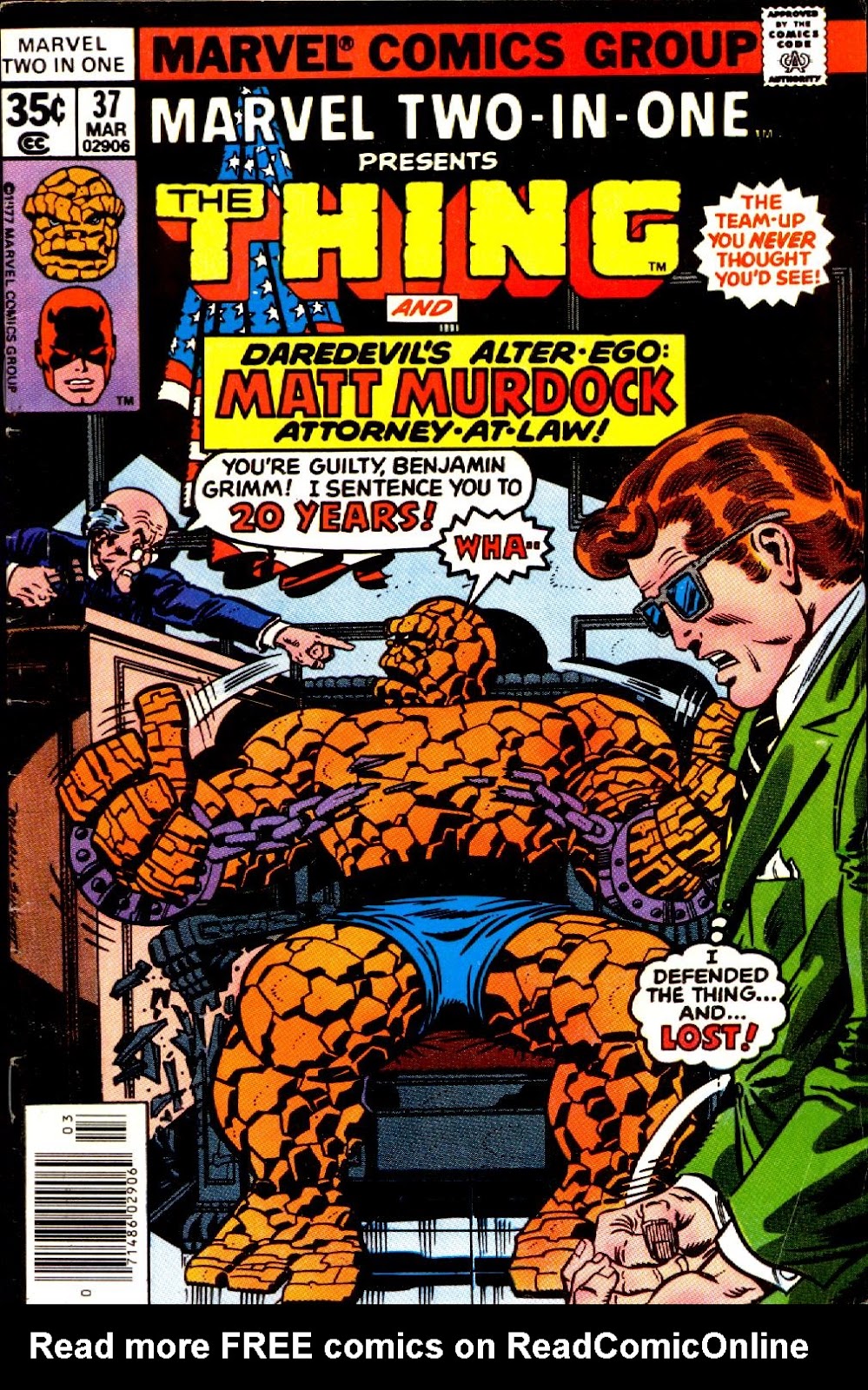 Marvel Two-In-One (1974) issue 37 - Page 1