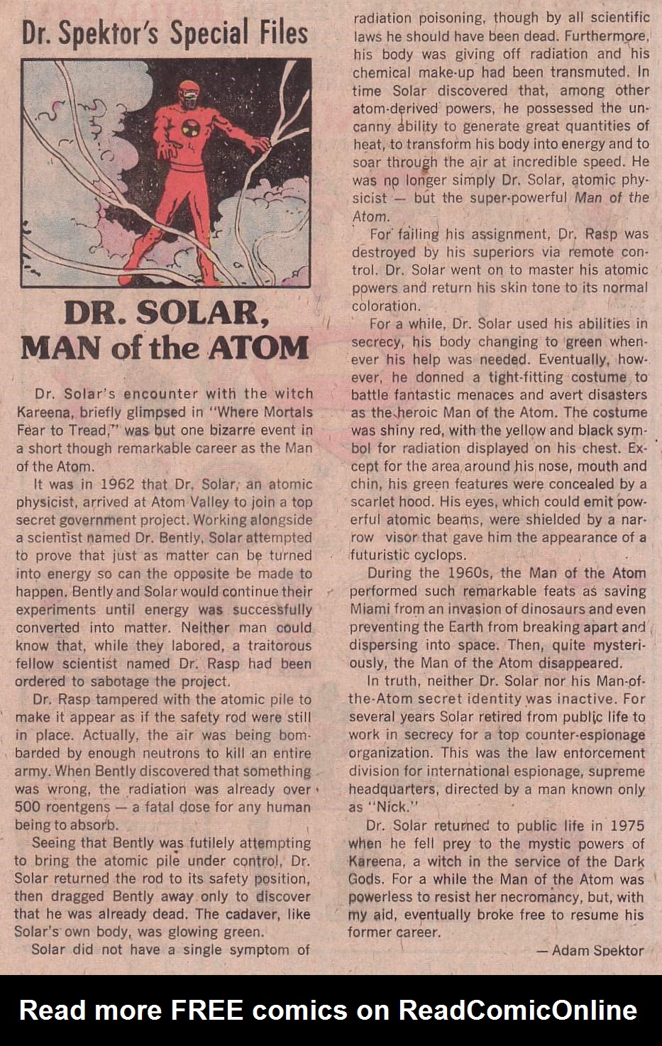 Read online The Occult Files of Doctor Spektor comic -  Issue #23 - 33