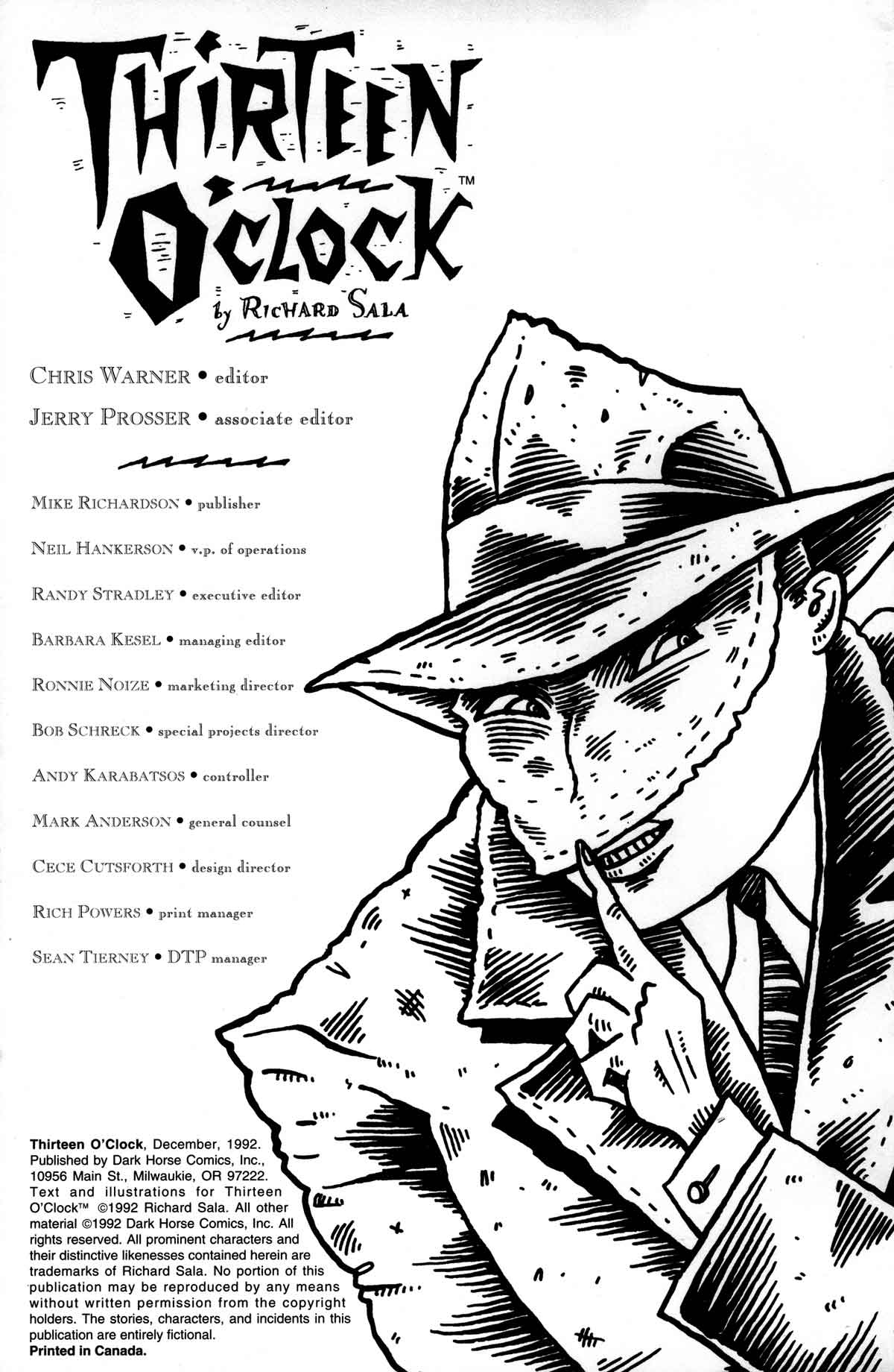 Read online Thirteen O'Clock comic -  Issue # Full - 2