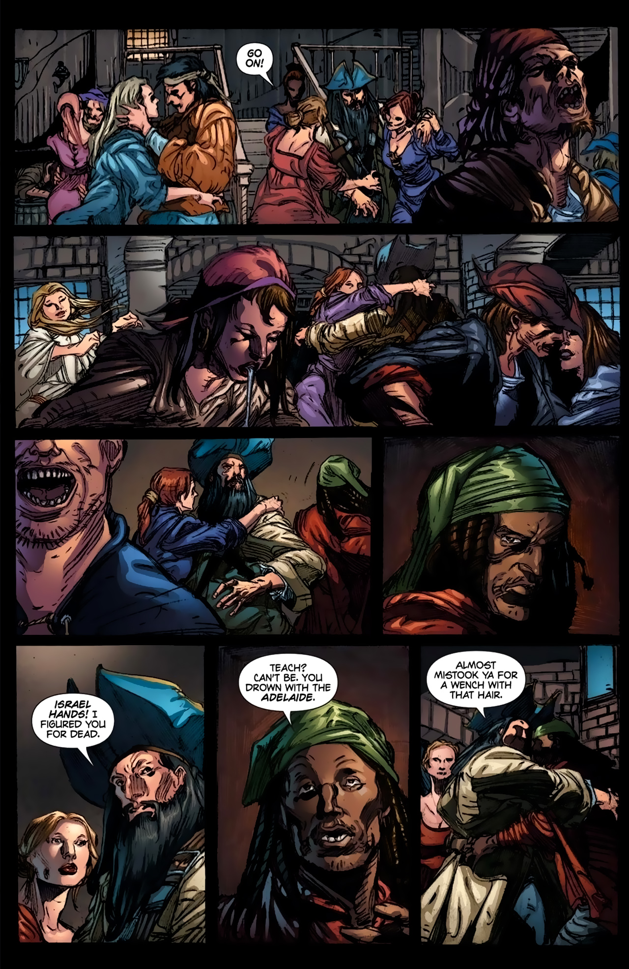 Read online Blackbeard: Legend of the Pyrate King comic -  Issue #5 - 9