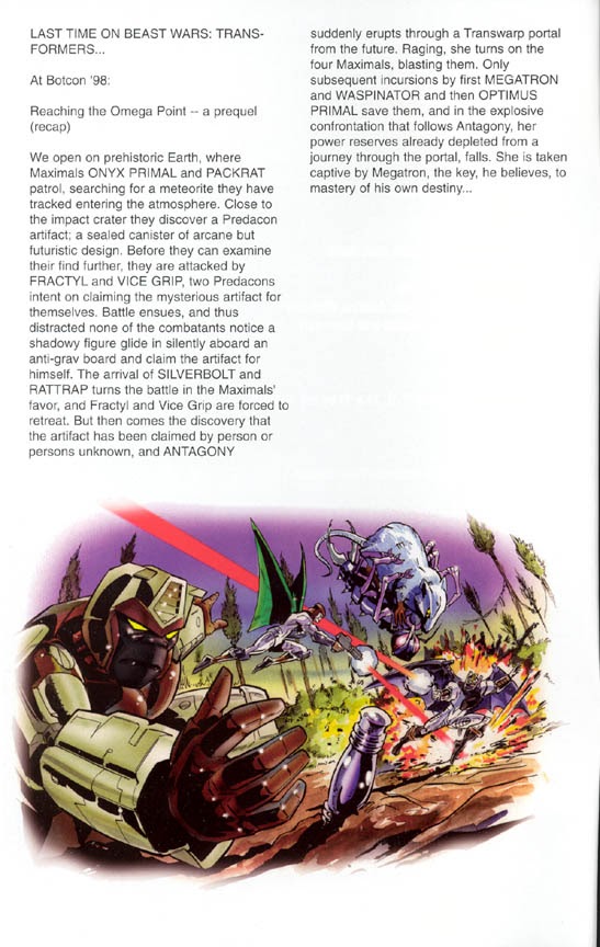 Read online Tales from the Transformers: Beast Wars: Reaching the Omega Point comic -  Issue # Full - 4