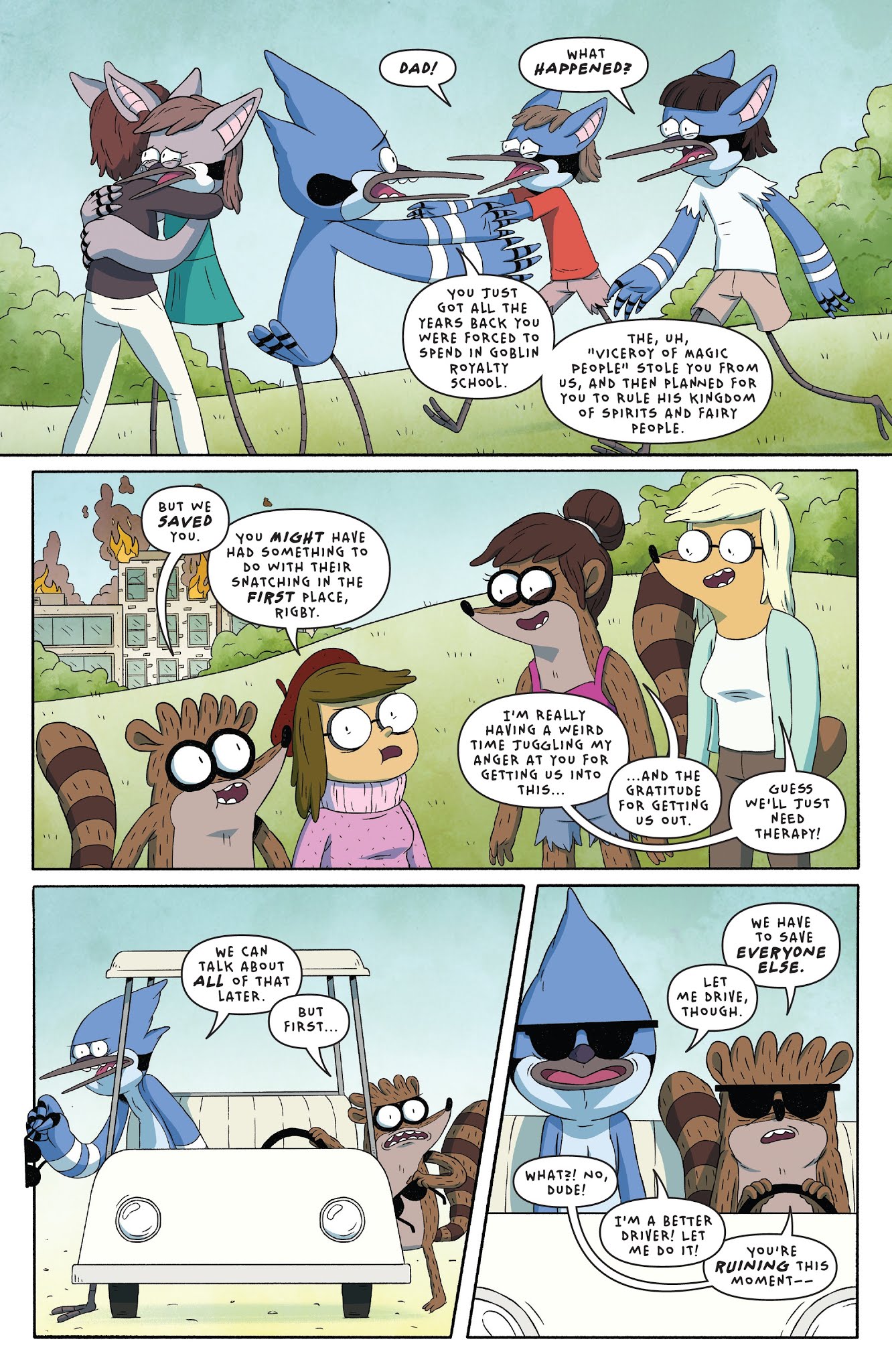Read online Regular Show: 25 Years Later comic -  Issue #6 - 3