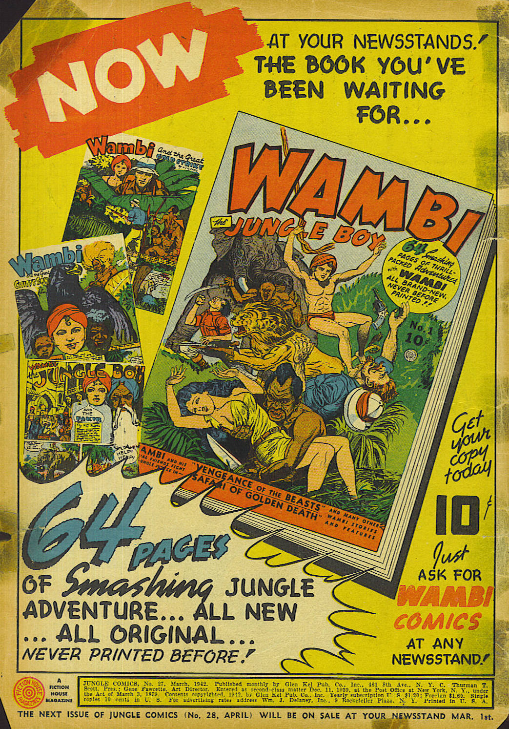 Read online Jungle Comics comic -  Issue #27 - 2