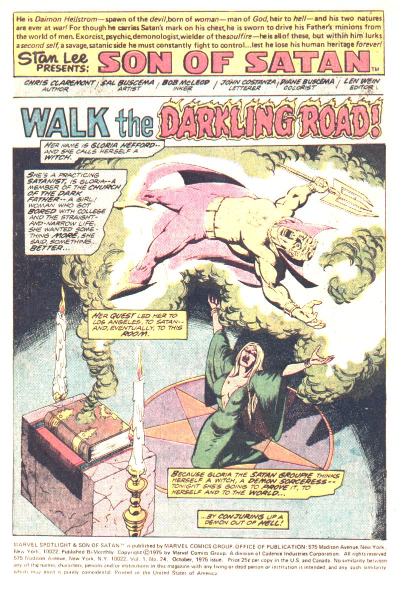 Read online Marvel Spotlight (1971) comic -  Issue #24 - 2