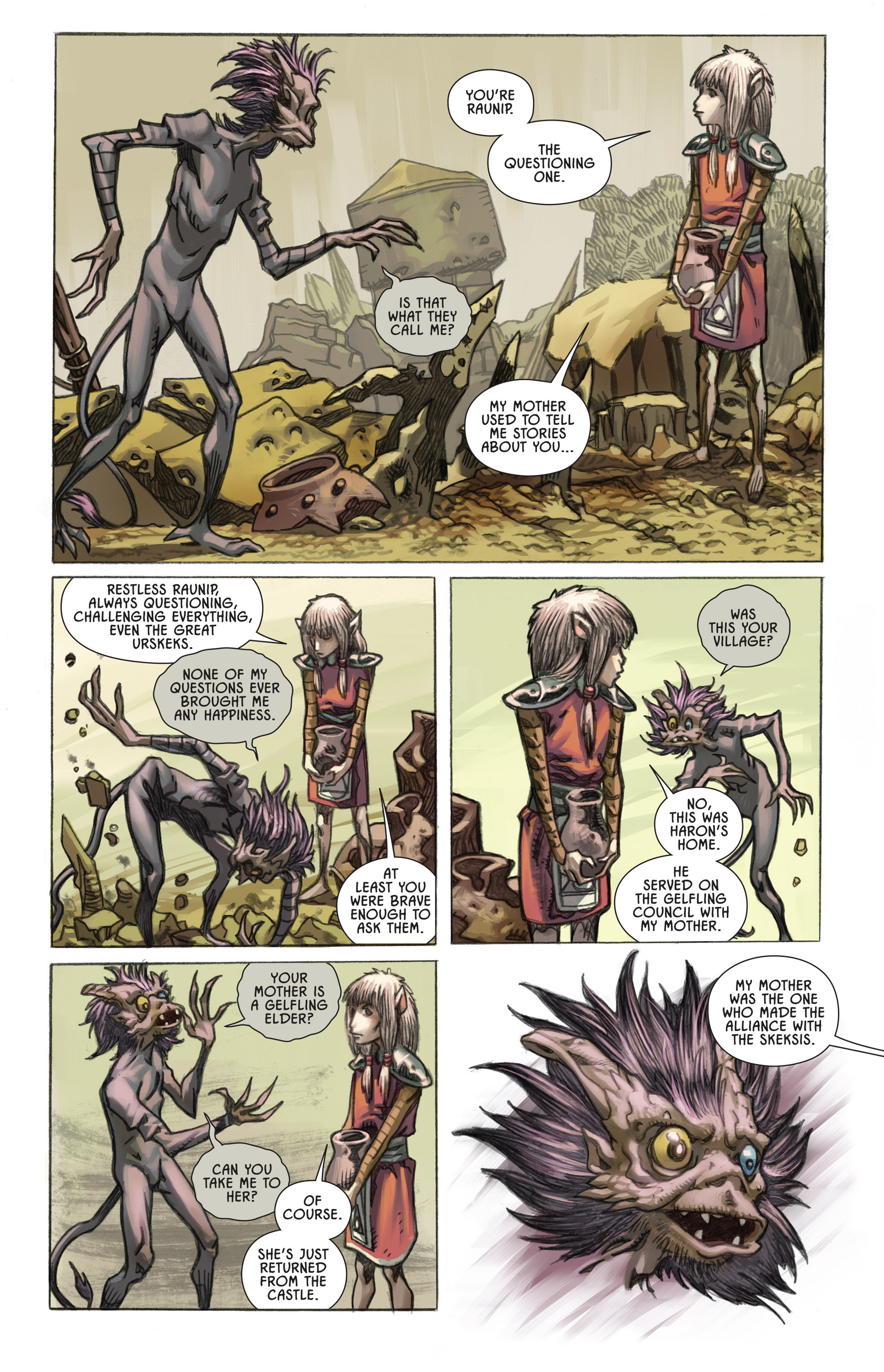 Read online The Dark Crystal: Creation Myths comic -  Issue # TPB 3 - 44