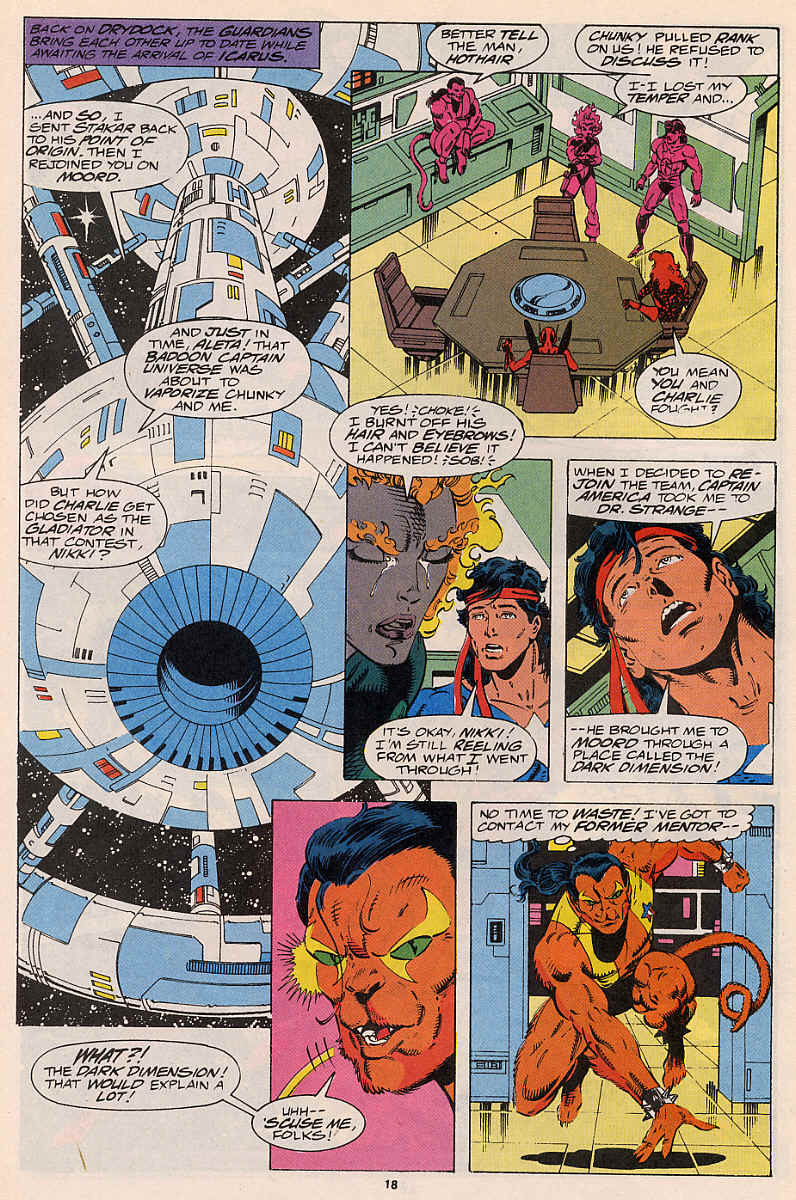 Read online Guardians of the Galaxy (1990) comic -  Issue #34 - 15