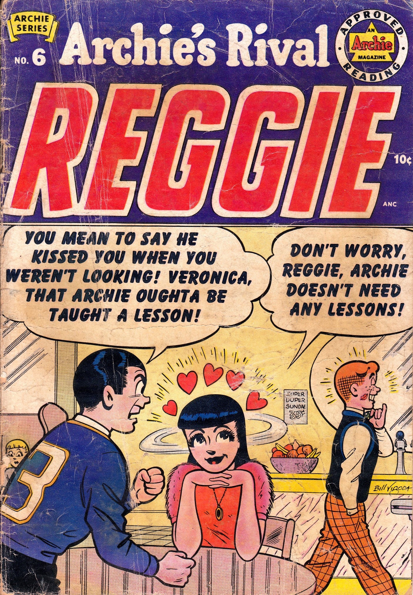 Read online Archie's Rival Reggie comic -  Issue #6 - 1
