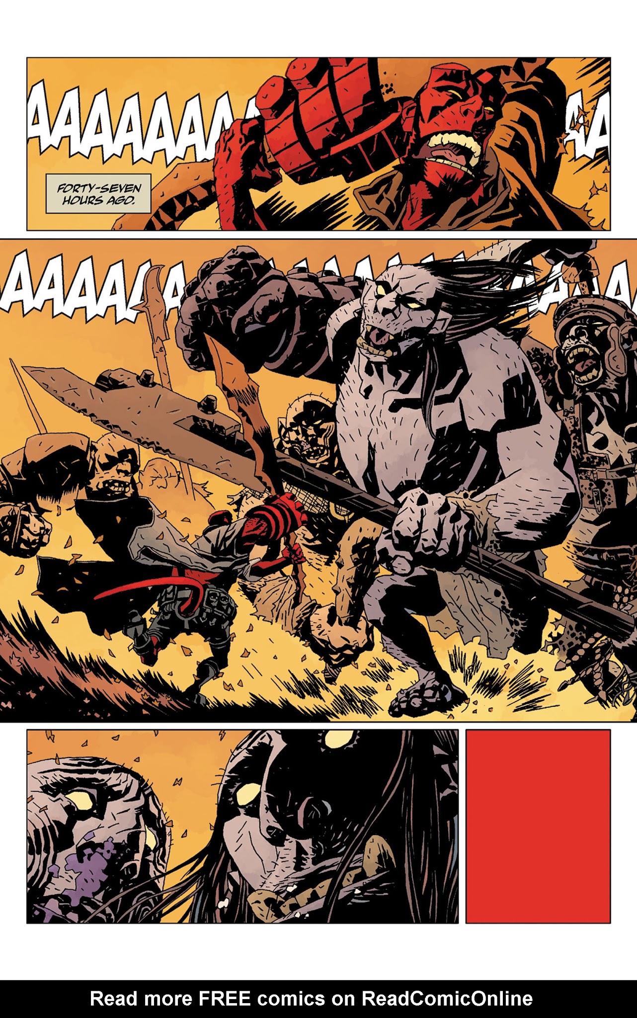 Read online Hellboy: The Wild Hunt comic -  Issue # TPB - 76