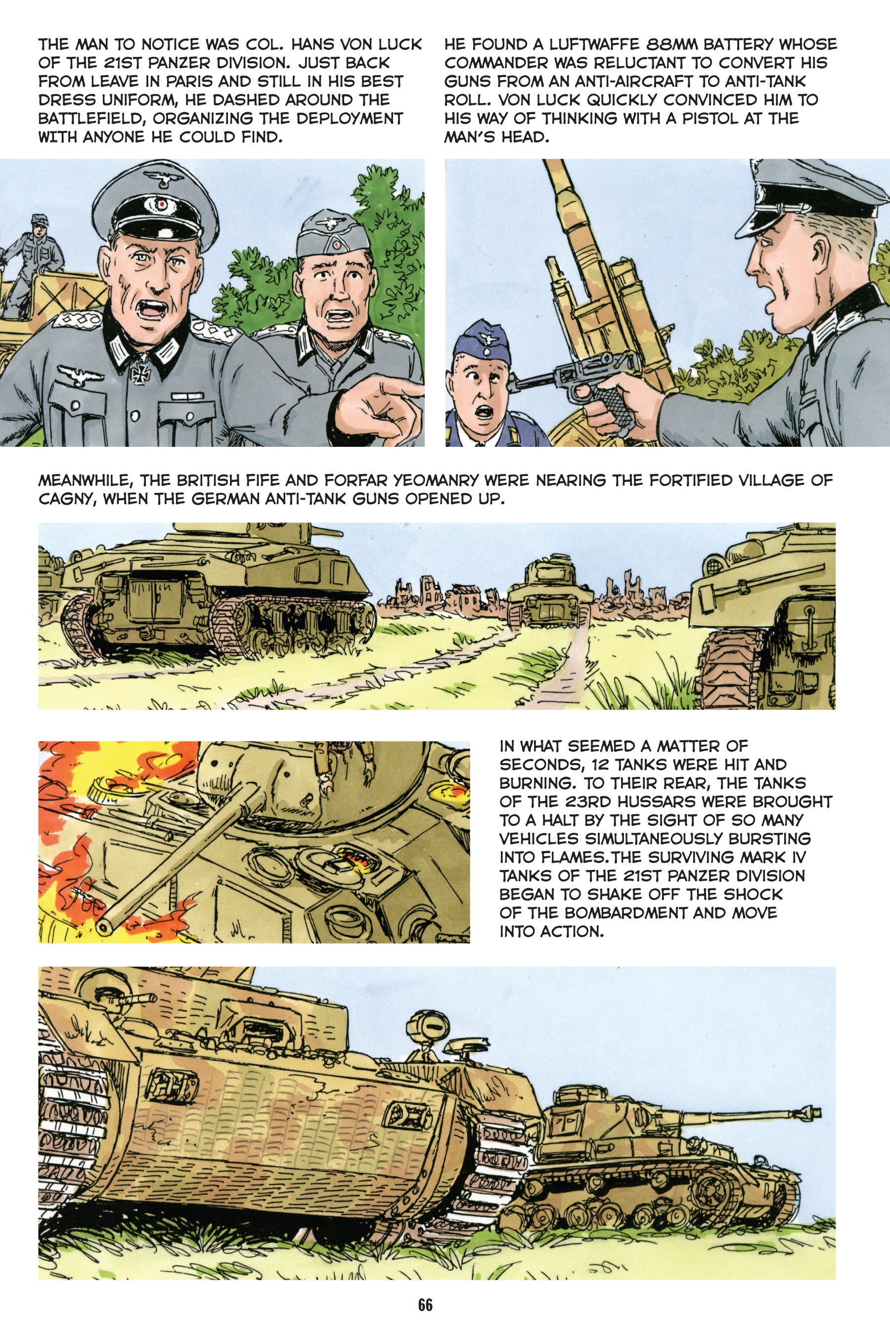 Read online Normandy: A Graphic History of D-Day, the Allied Invasion of Hitler's Fortress Europe comic -  Issue # TPB - 67