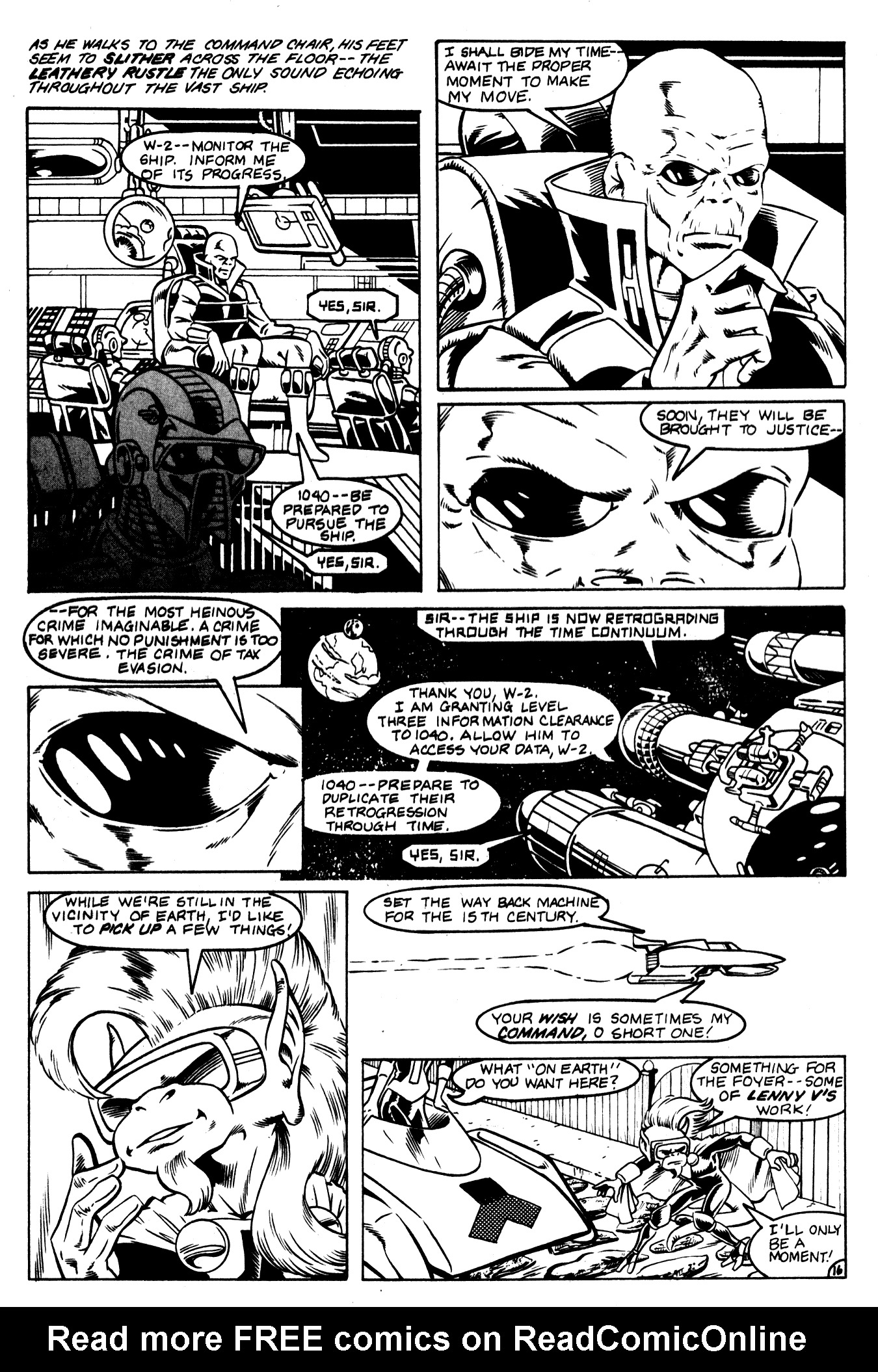 Read online Aristocratic Xtraterrestrial Time-Traveling Thieves comic -  Issue #1 - 18