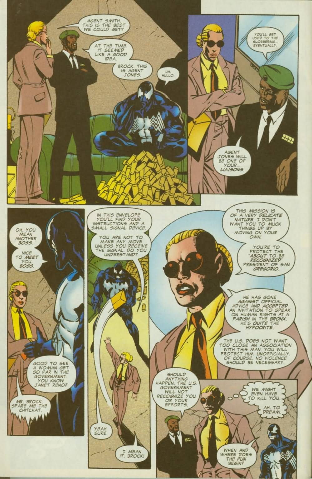 Read online Venom: Sign of the Boss comic -  Issue #1 - 7