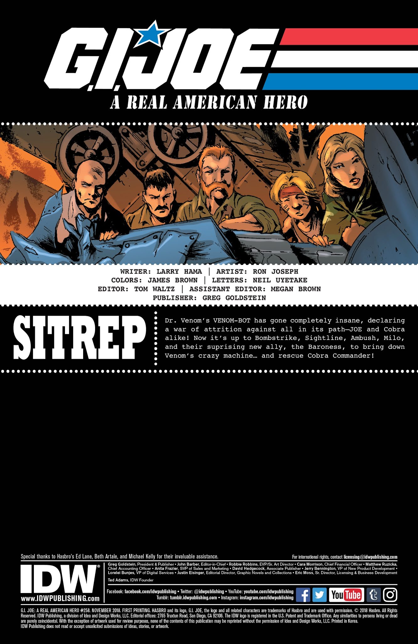 Read online G.I. Joe: A Real American Hero comic -  Issue #258 - 2