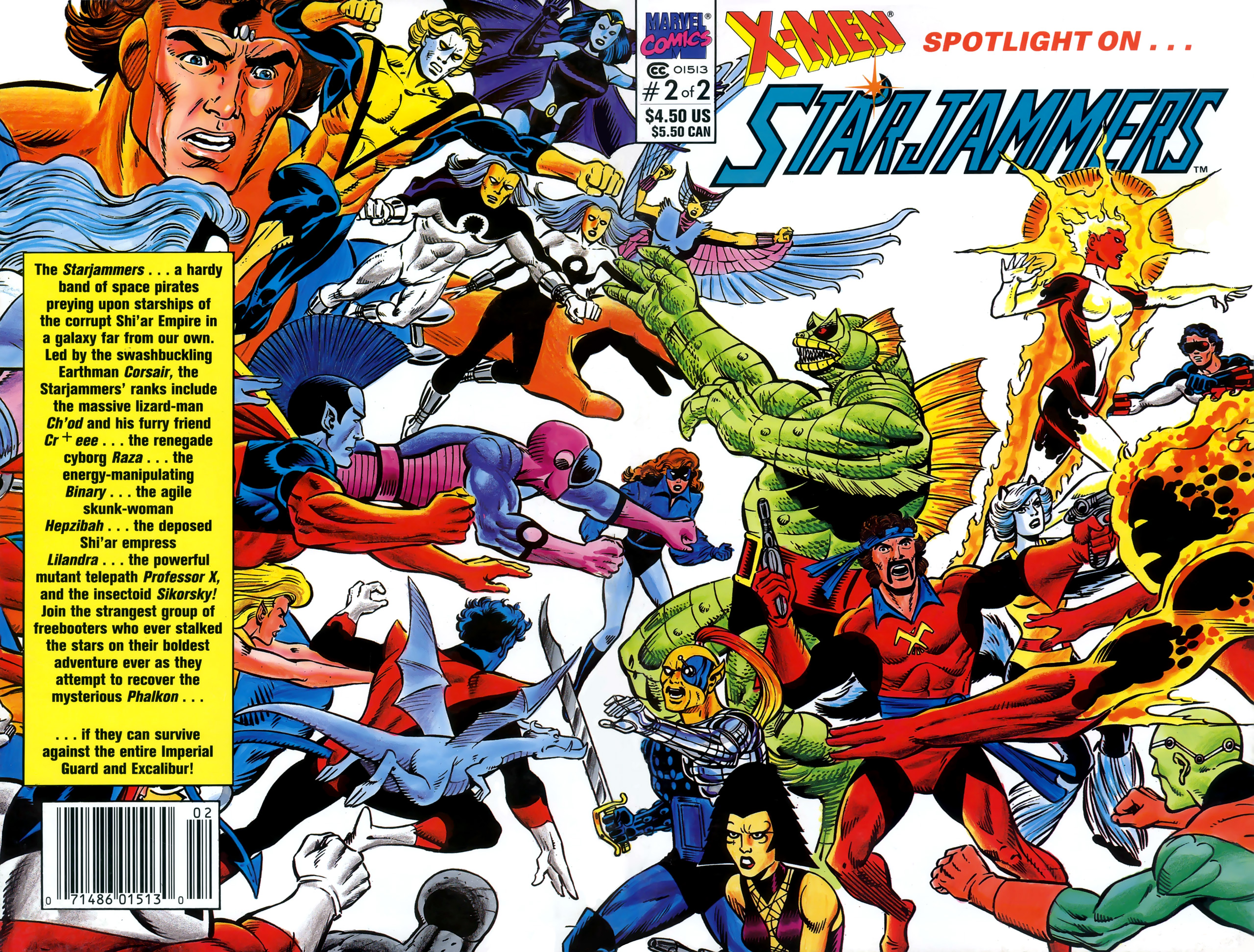 Read online X-Men Spotlight On...Starjammers comic -  Issue #2 - 52