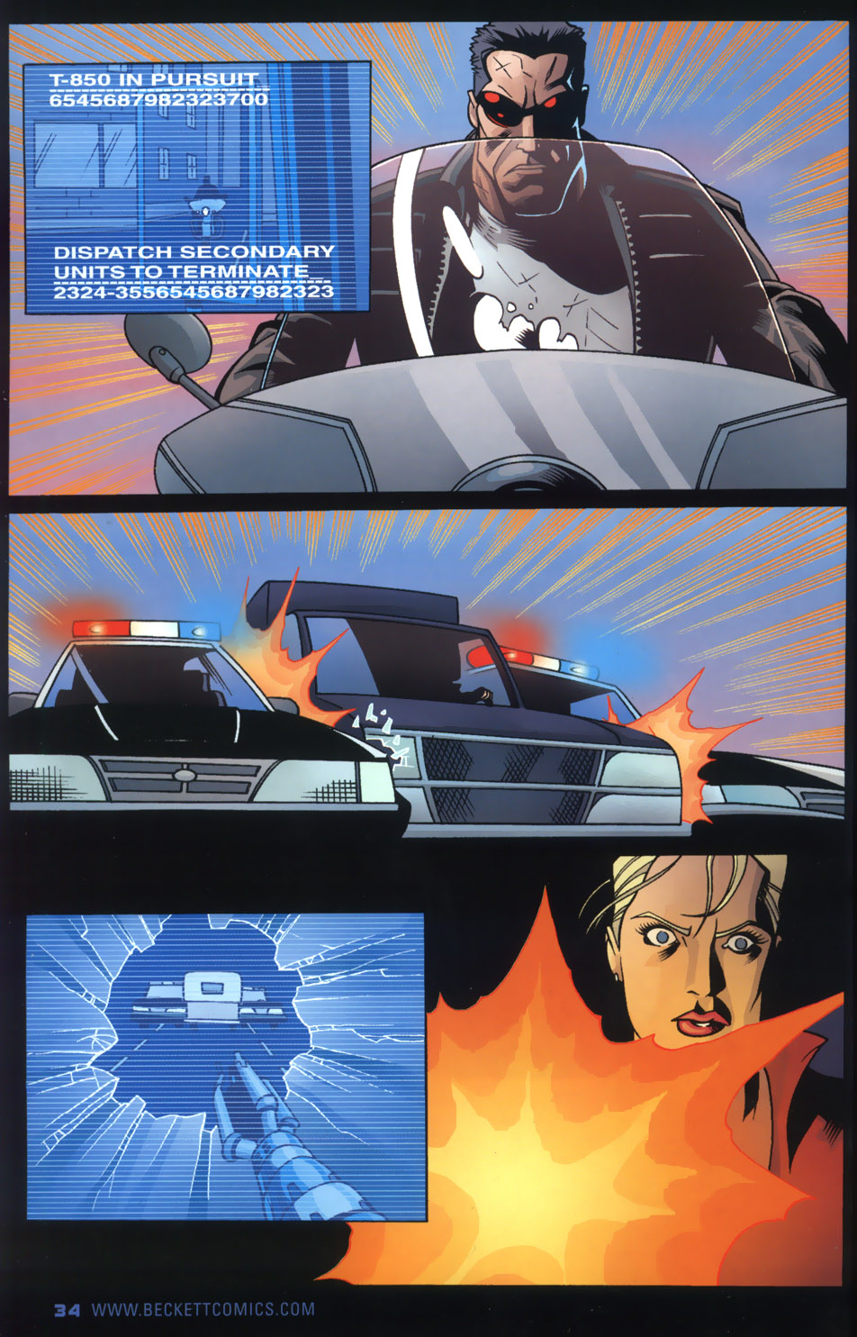 Read online Terminator 3 comic -  Issue #3 - 36