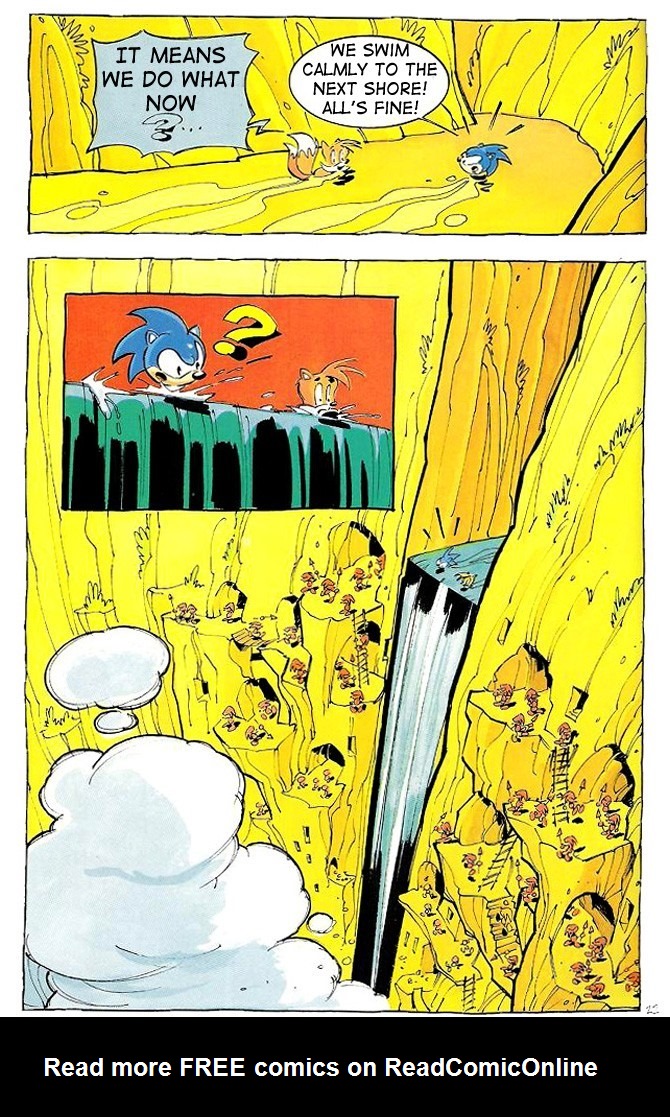 Read online Sonic Adventures: Dans Les Griffes De Robotnik comic -  Issue # Full - 25