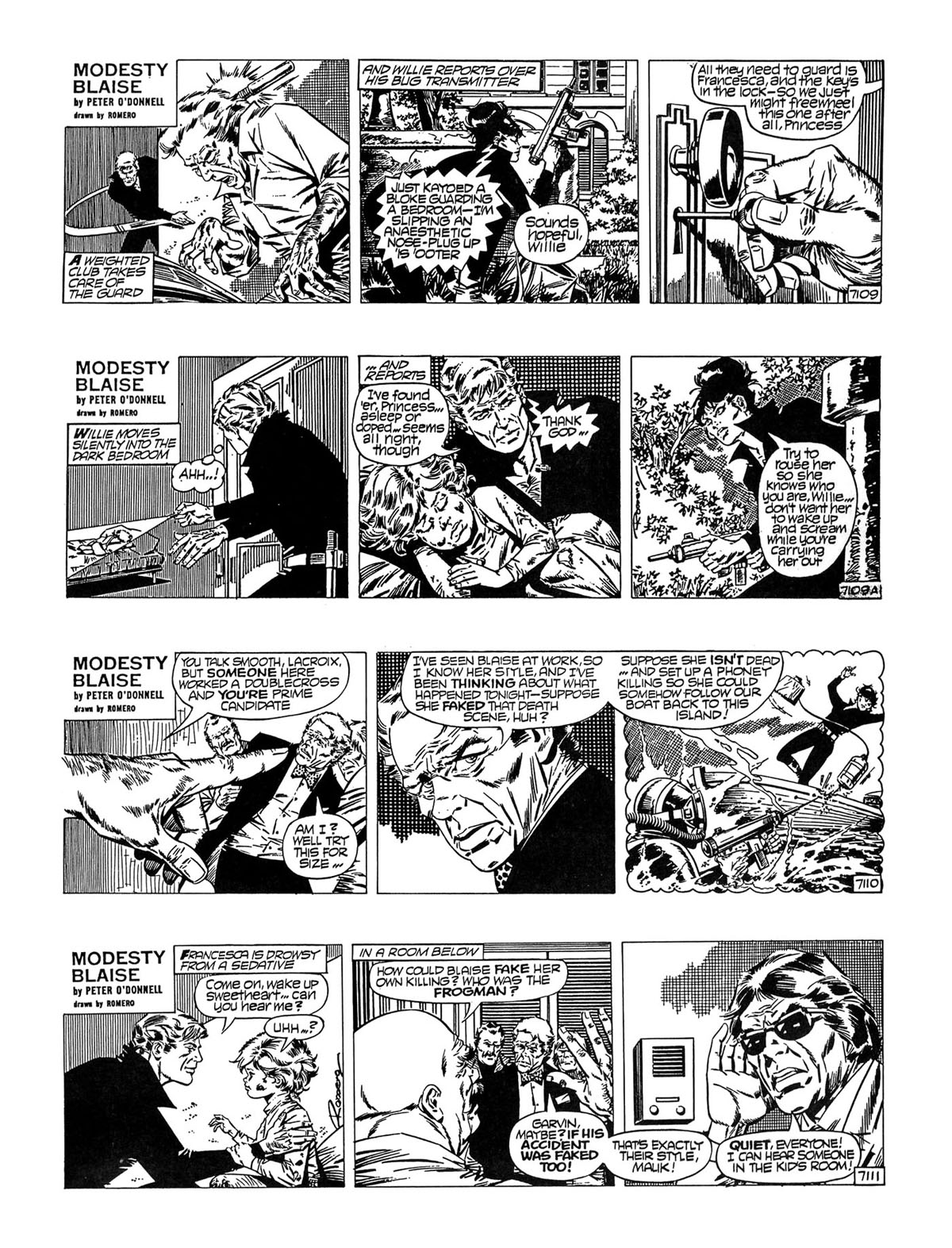 Read online Modesty Blaise Live bait comic -  Issue # TPB - 24