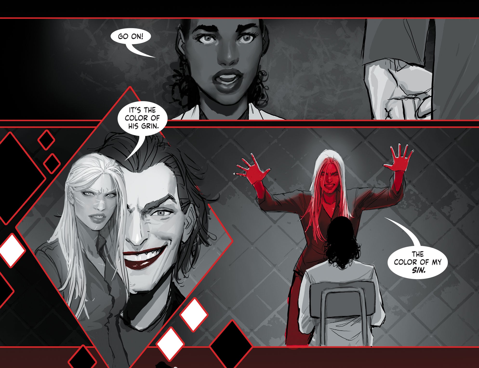 Read online Harley Quinn Black   White   Red comic -  Issue #1 - 10