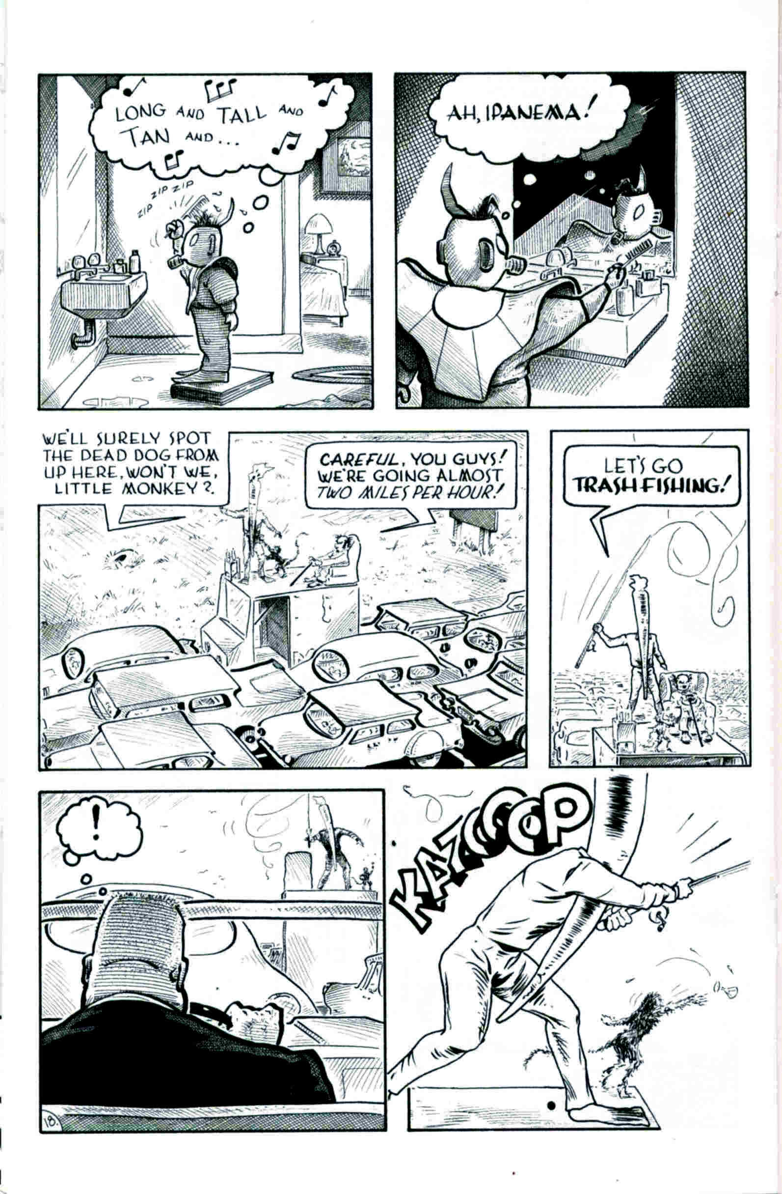 Read online Flaming Carrot & Reid Fleming, World's Toughest Milkman comic -  Issue # Full - 18