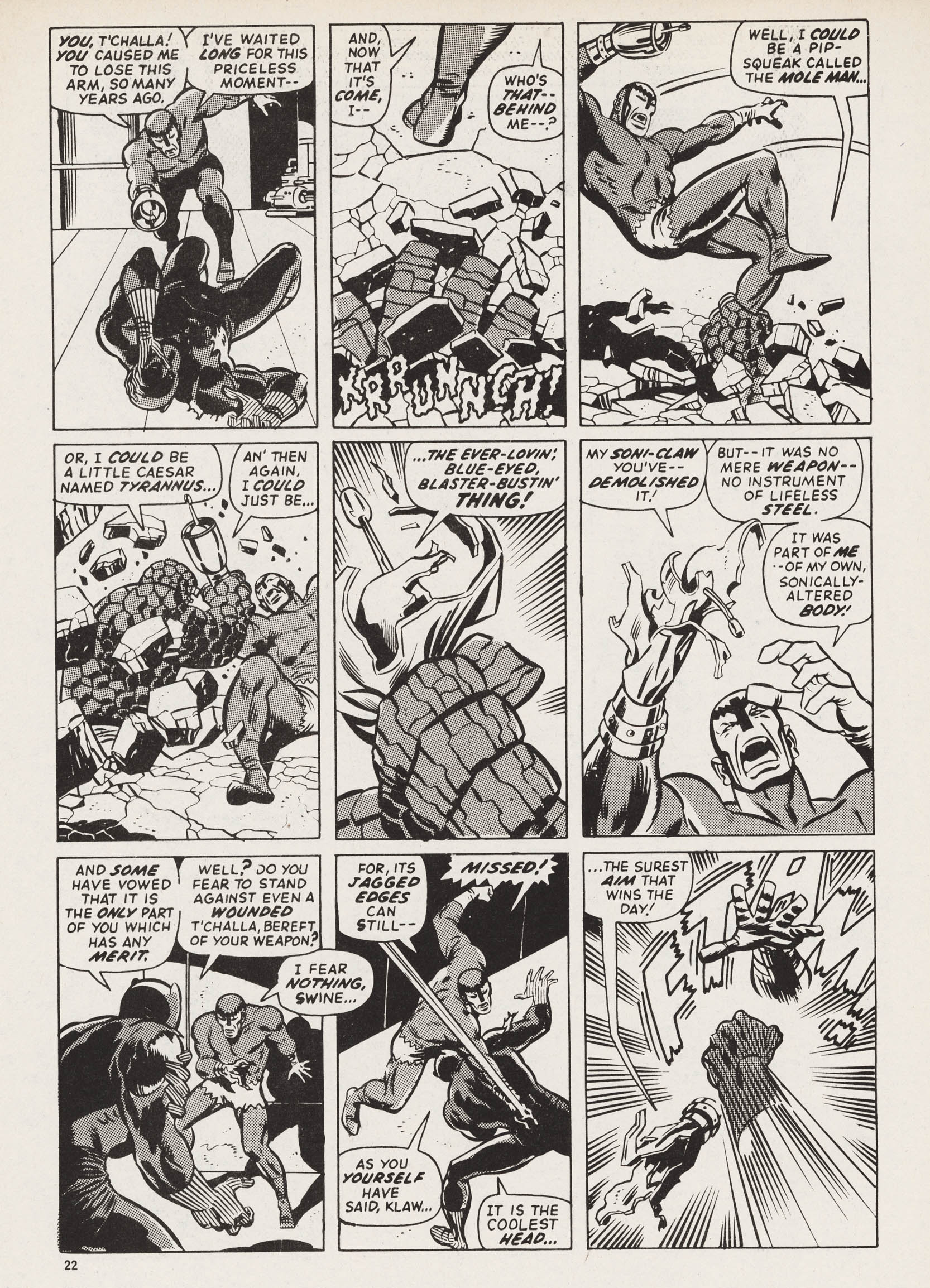 Read online Captain Britain (1976) comic -  Issue #21 - 22
