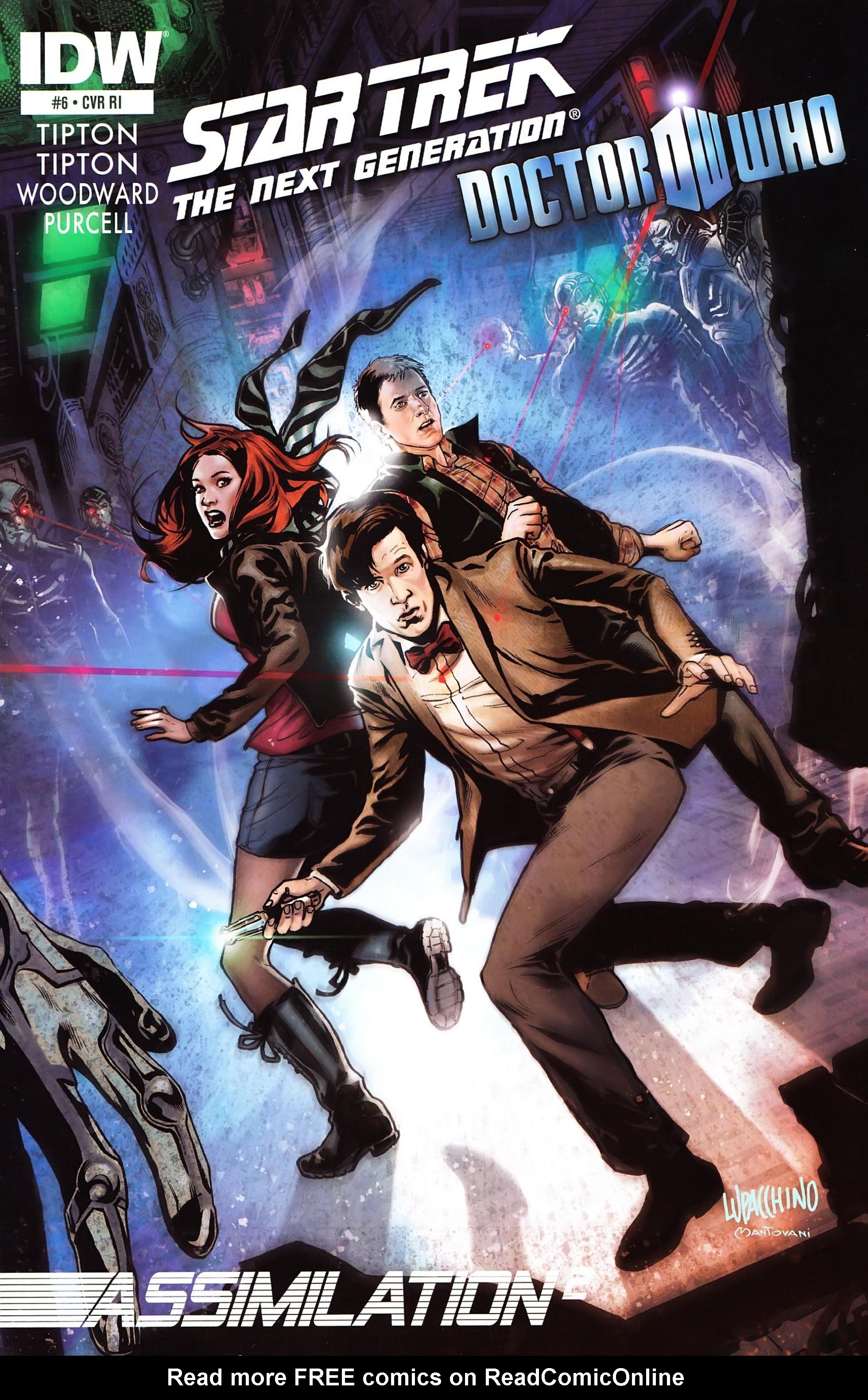 Read online Star Trek: The Next Generation/Doctor Who: Assimilation² comic -  Issue #6 - 1