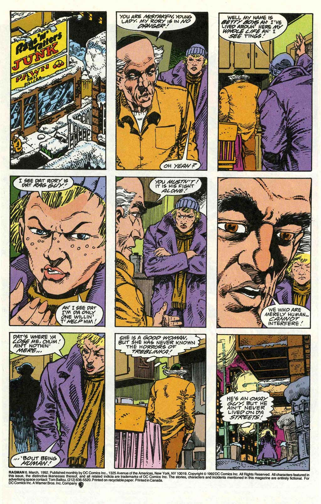 Read online Ragman (1991) comic -  Issue #6 - 2