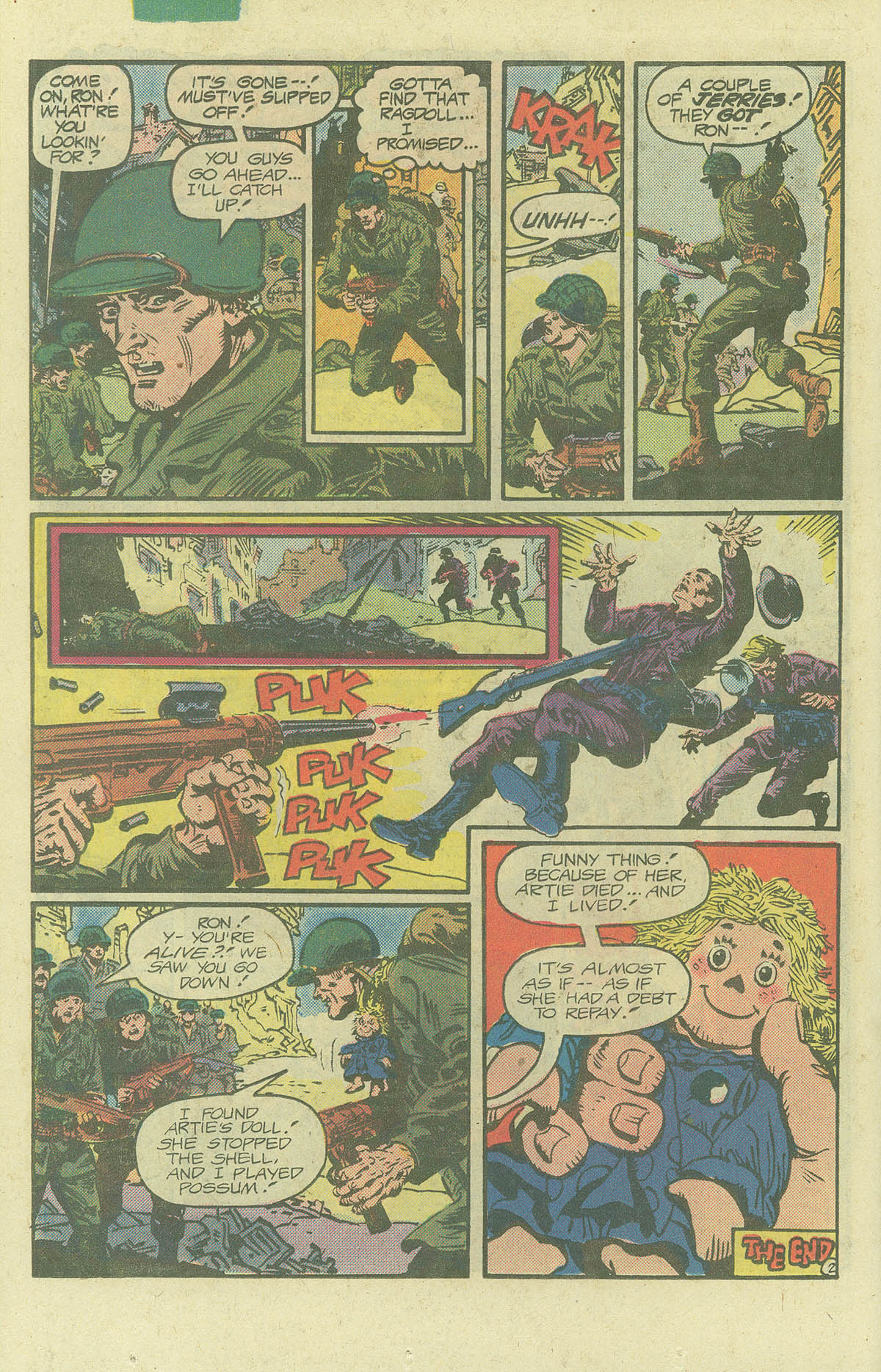 Read online G.I. Combat (1952) comic -  Issue #252 - 30