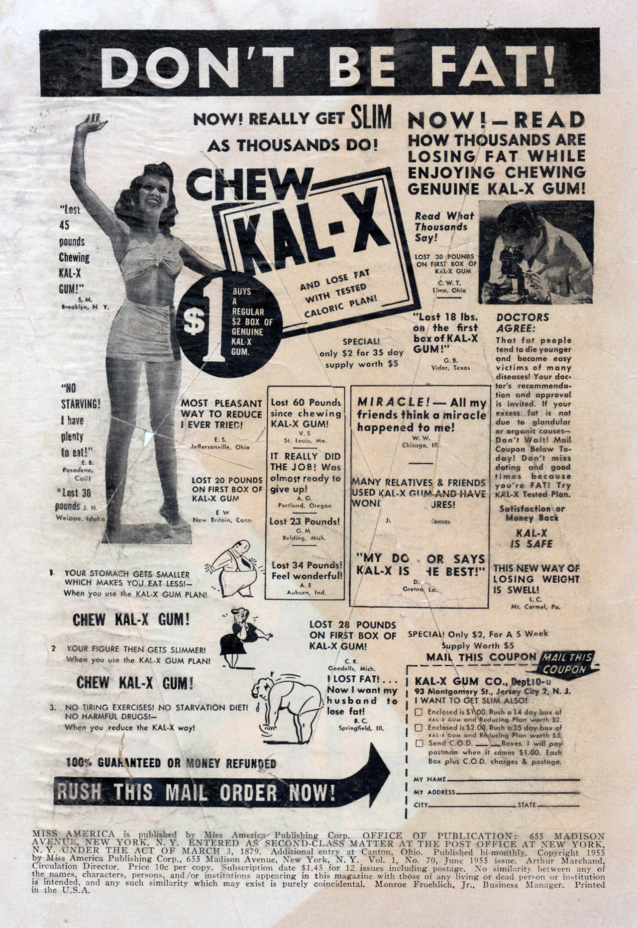 Read online Miss America comic -  Issue #70 - 2