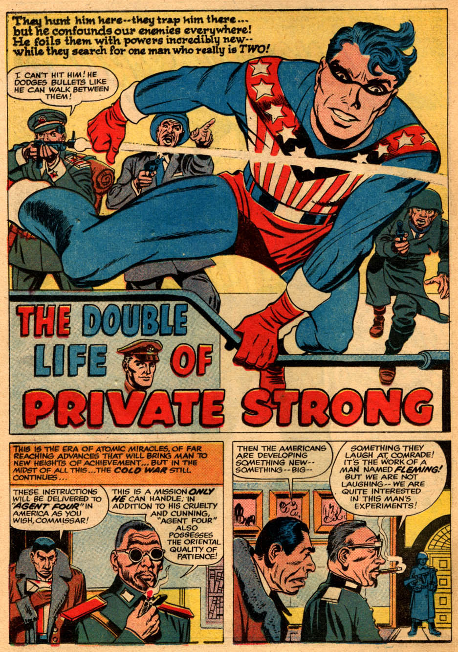 Read online The Double Life of Private Strong comic -  Issue #1 - 4