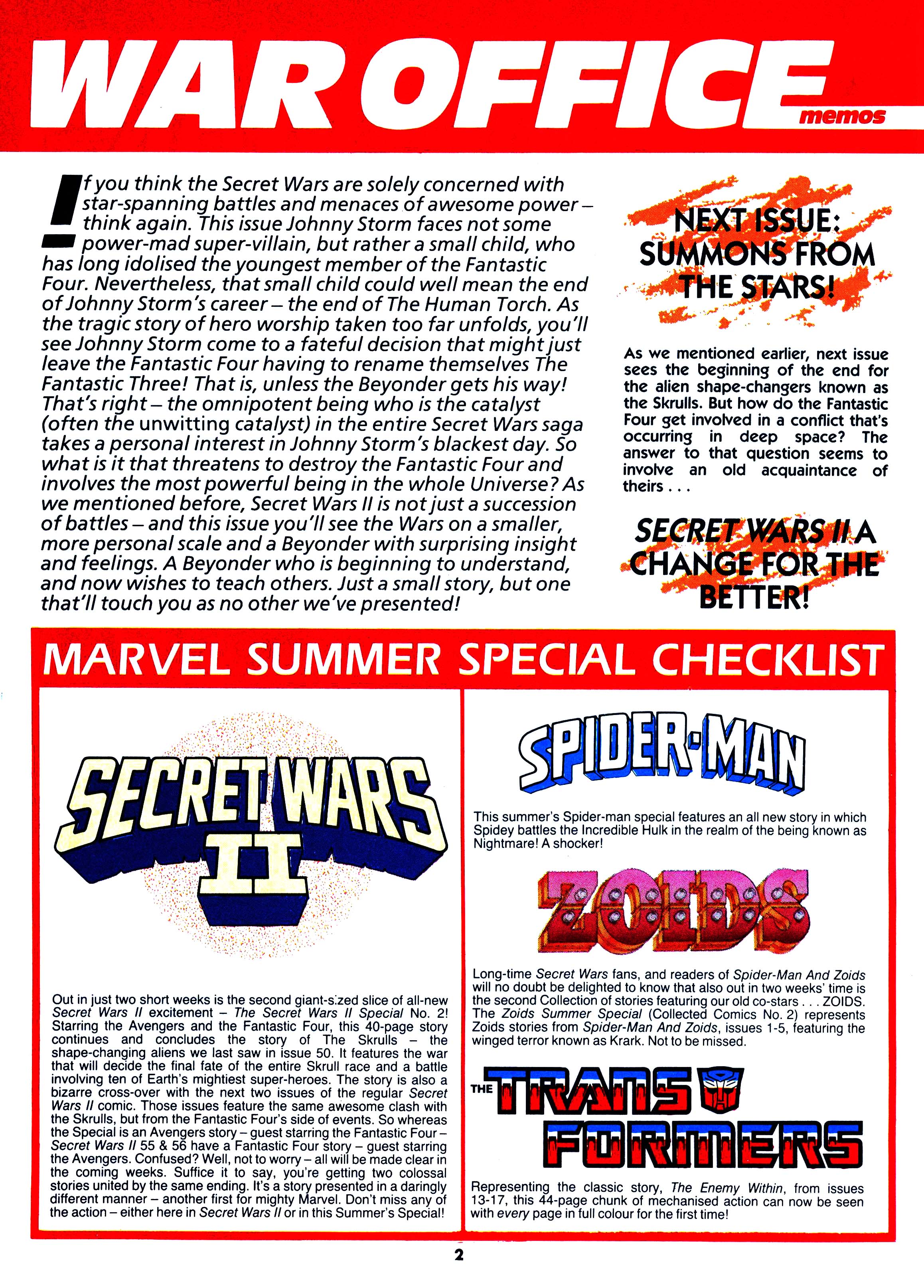Read online Secret Wars (1985) comic -  Issue #54 - 2