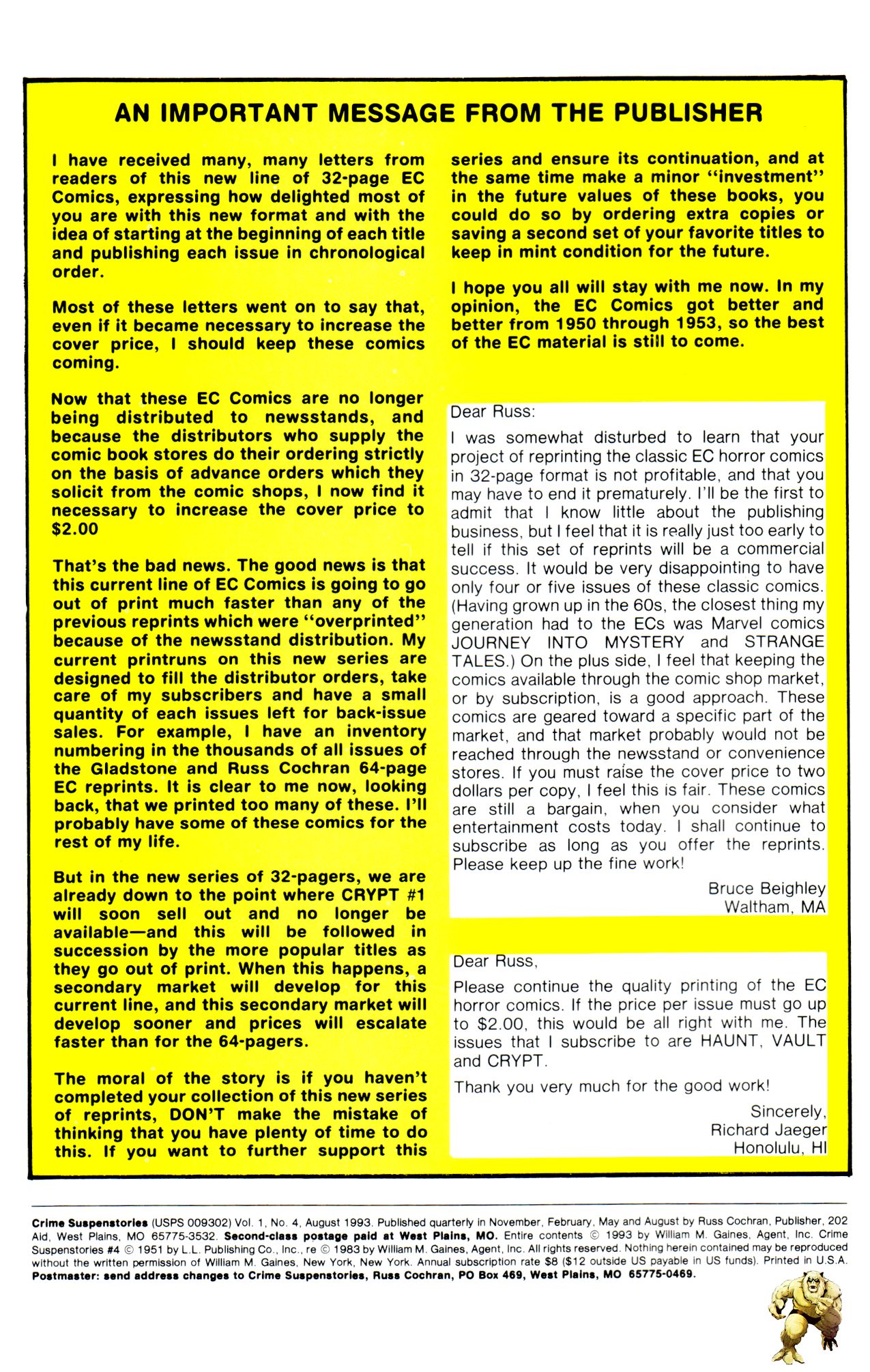 Read online Crime SuspenStories comic -  Issue #4 - 2