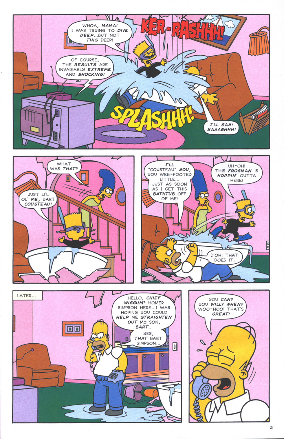 Read online The Simpsons Winter Wingding comic -  Issue #3 - 23