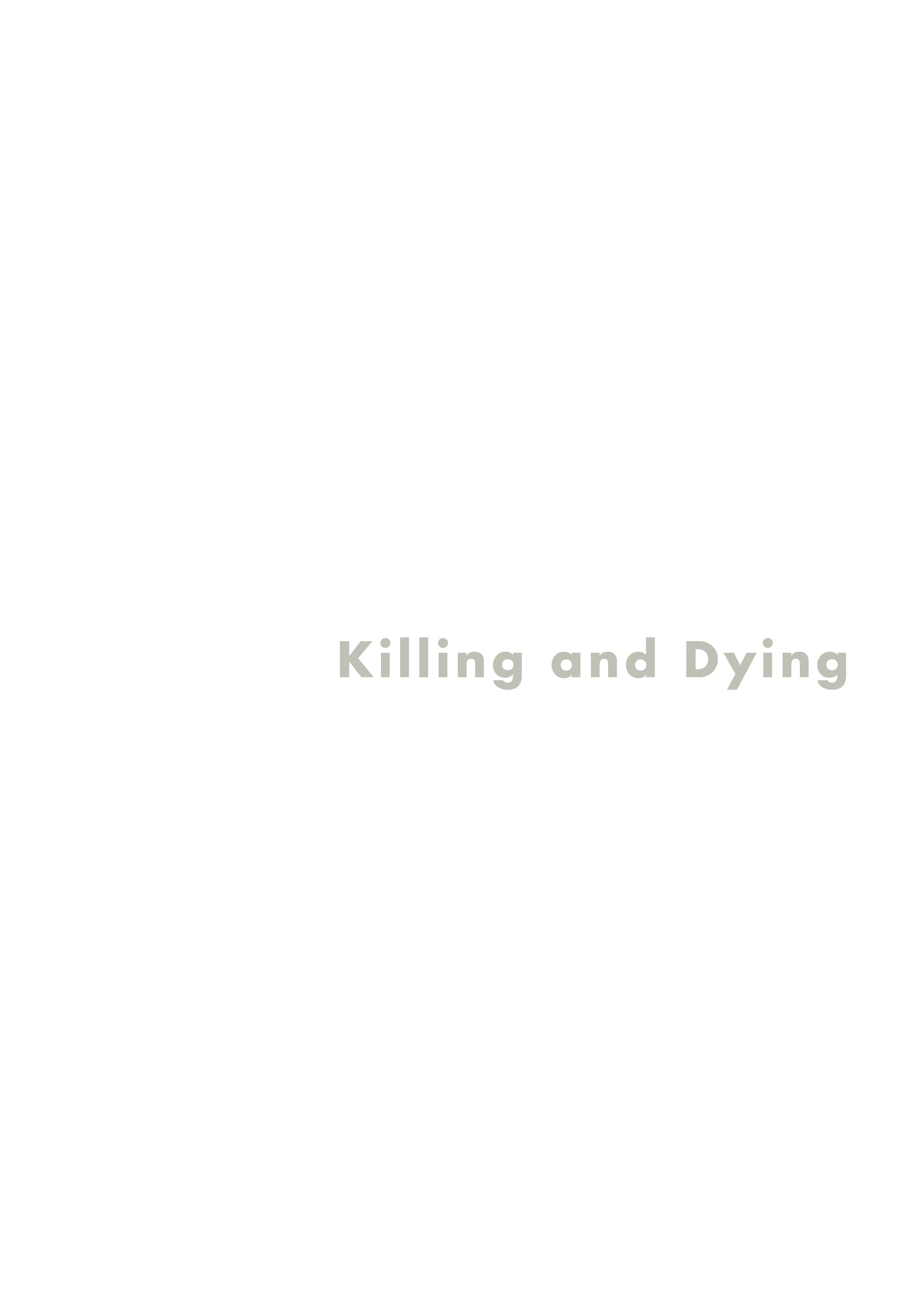 Read online Killing and Dying comic -  Issue # TPB - 3