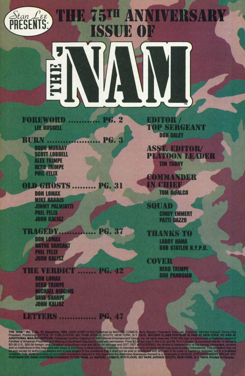 Read online The 'Nam comic -  Issue #75 - 2