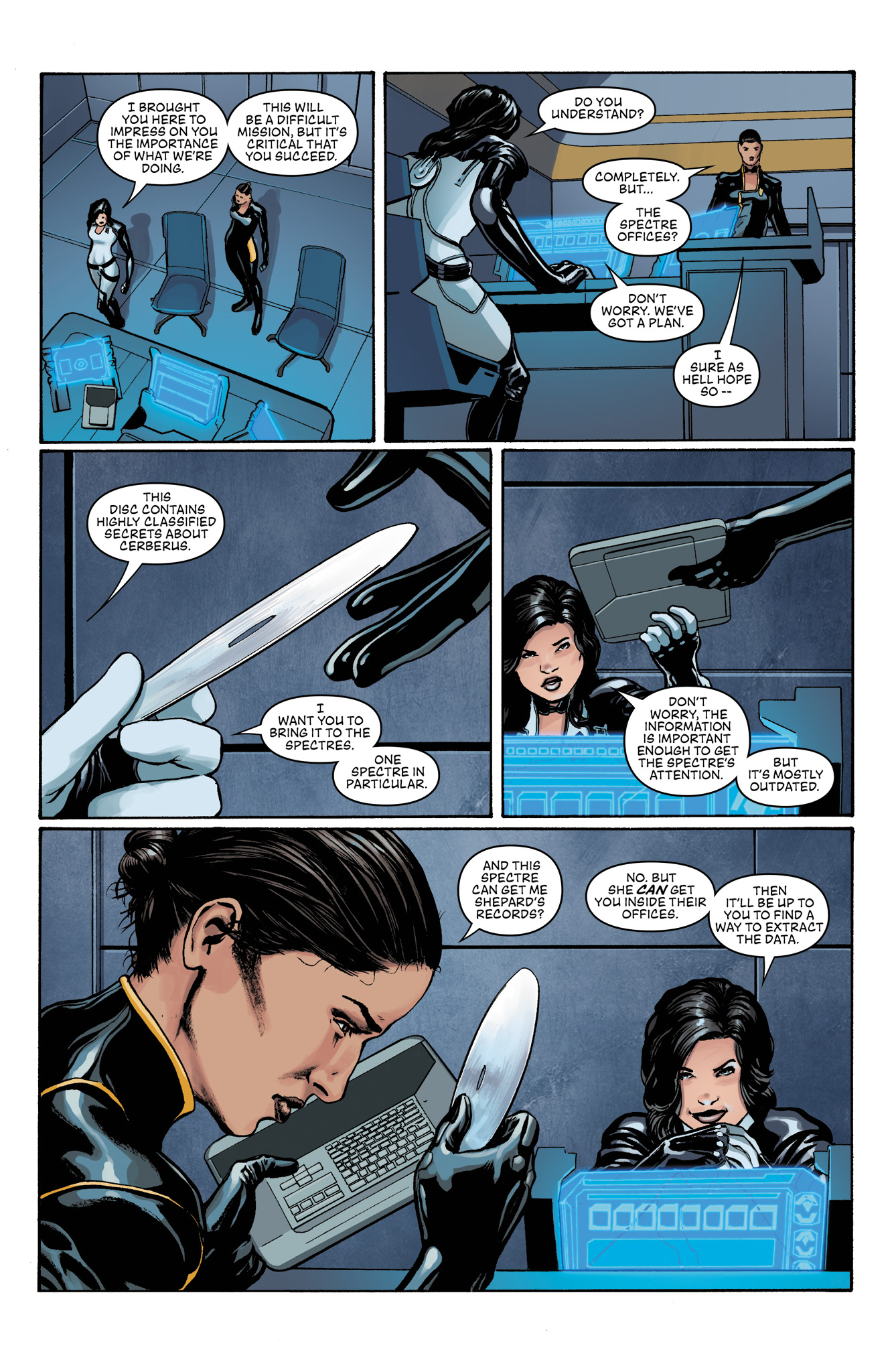 Read online Mass Effect: Foundation comic -  Issue #8 - 9