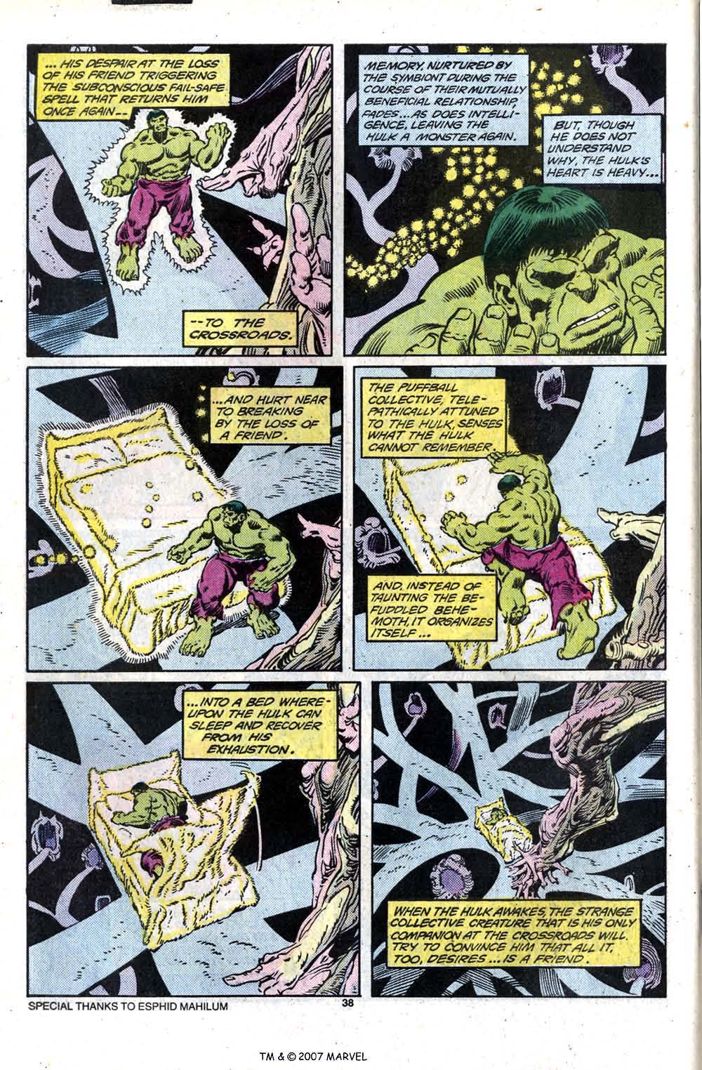 Read online The Incredible Hulk (1968) comic -  Issue # _Annual 1984 - 50