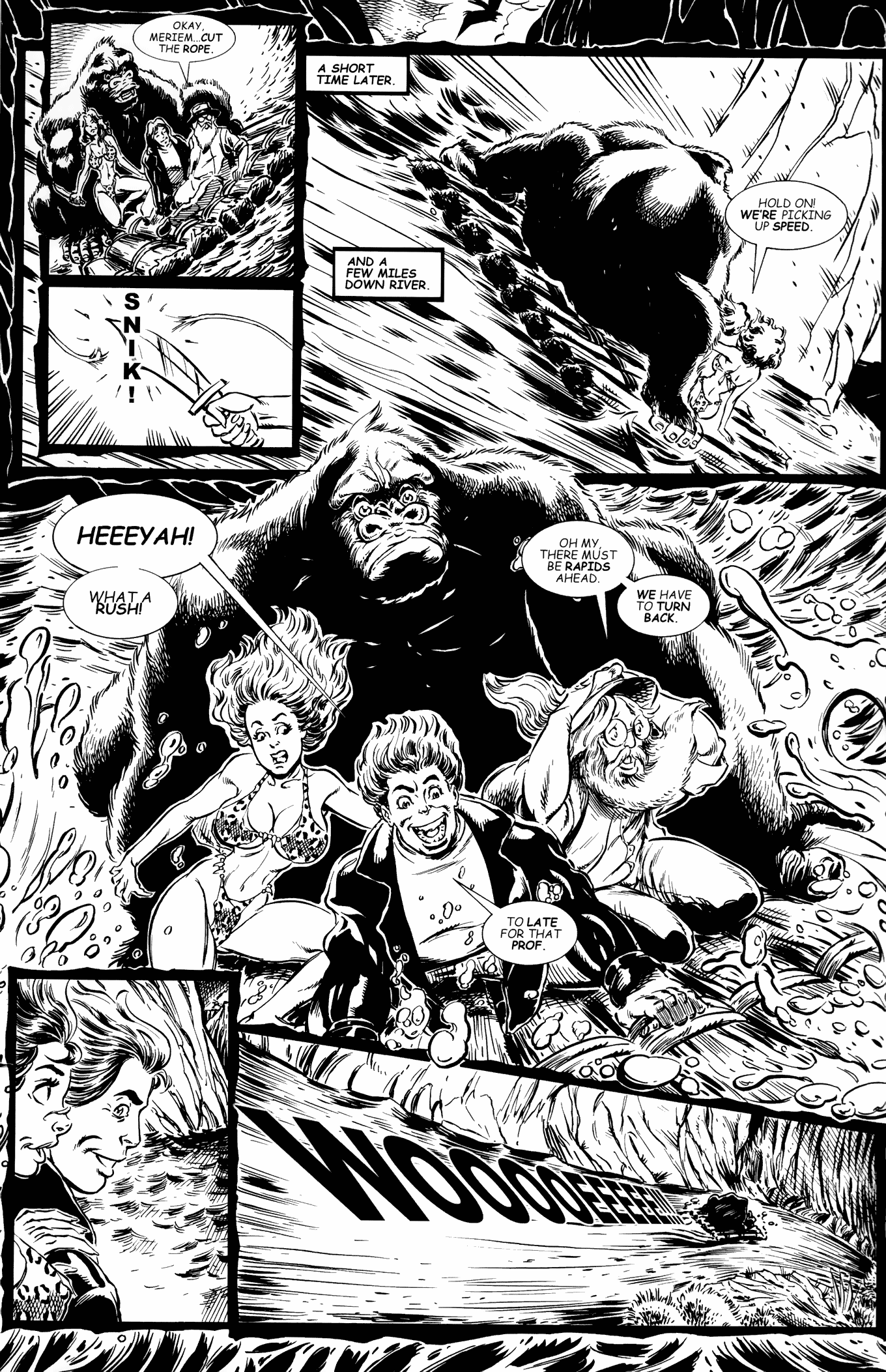 Read online Cavewoman: Red Menace comic -  Issue # Full - 13