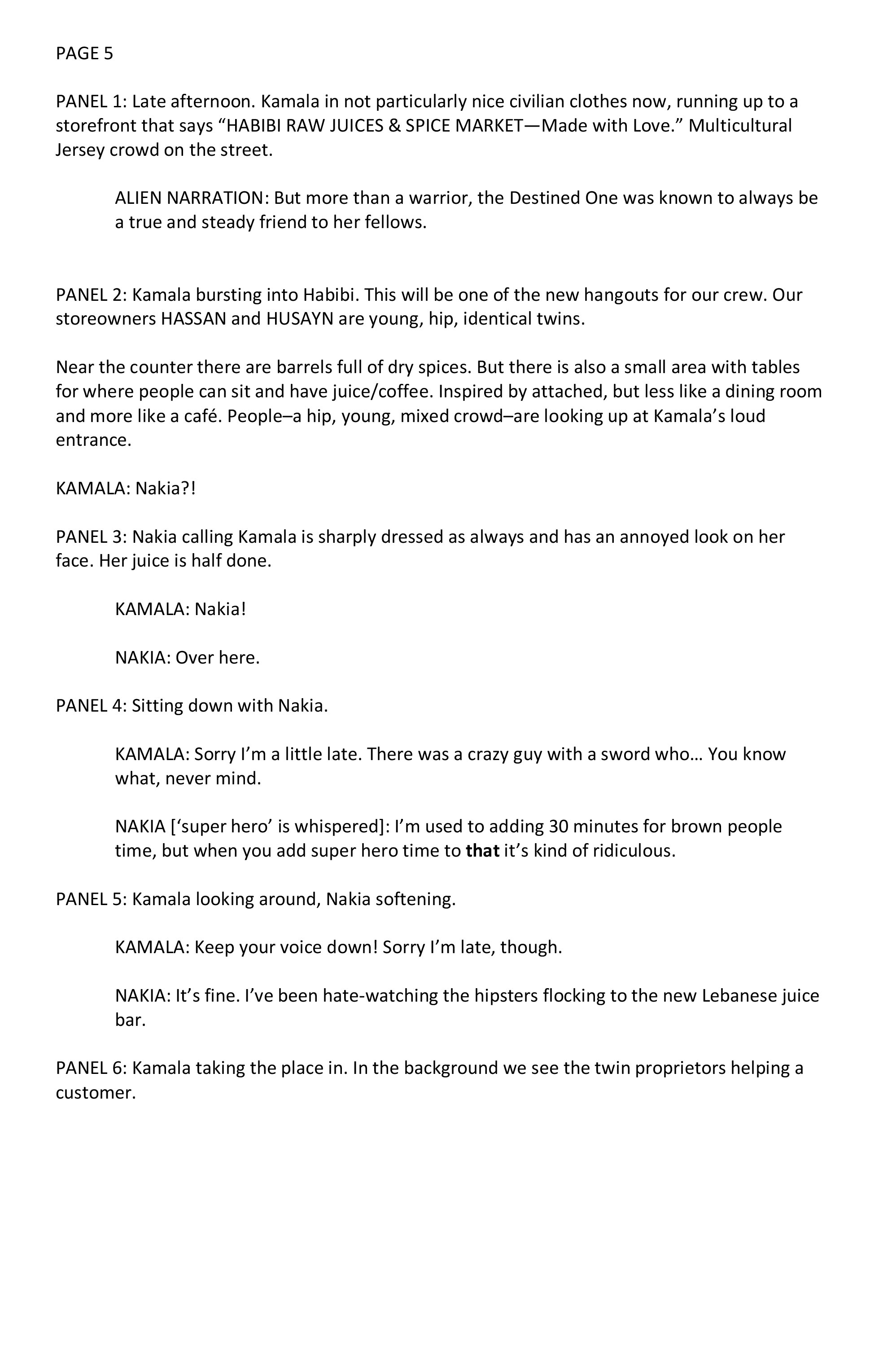 Read online Magnificent Ms. Marvel comic -  Issue # _Director 's Cut - 34