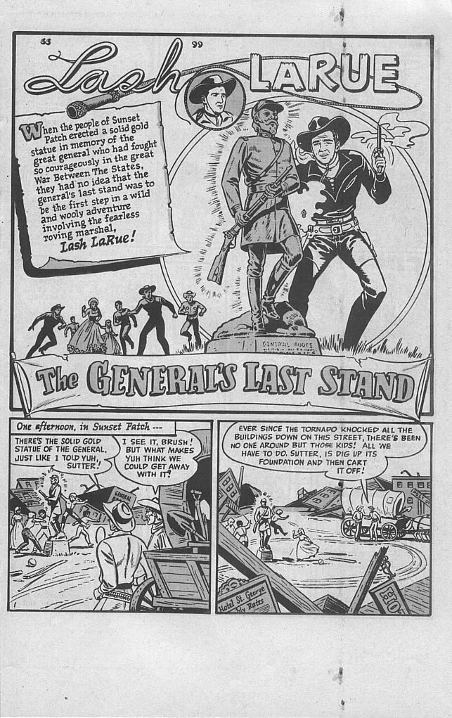 Read online Lash LaRue Western comic -  Issue #1 - 15